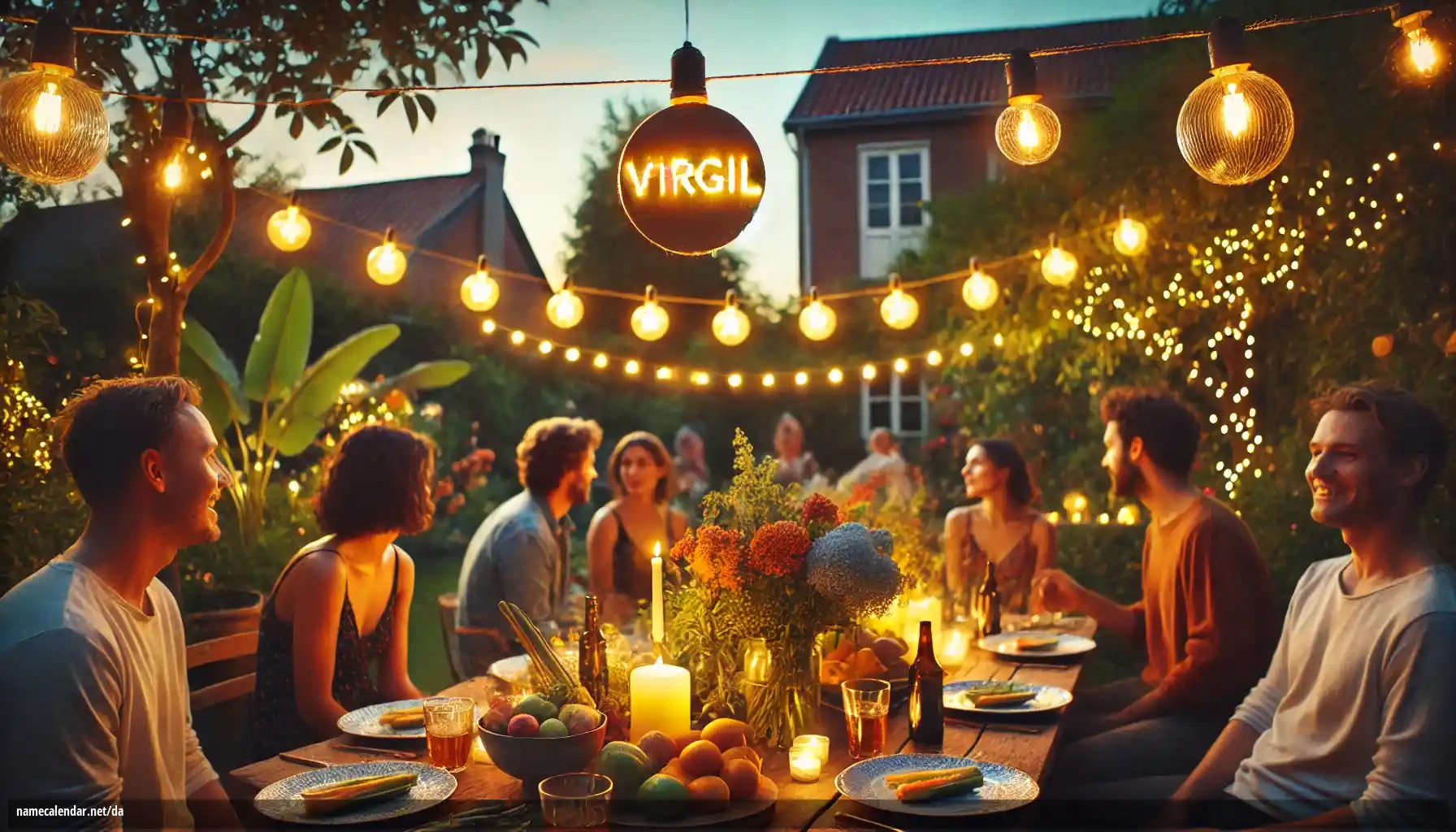 Fejring af navnedag og navn - Virgil