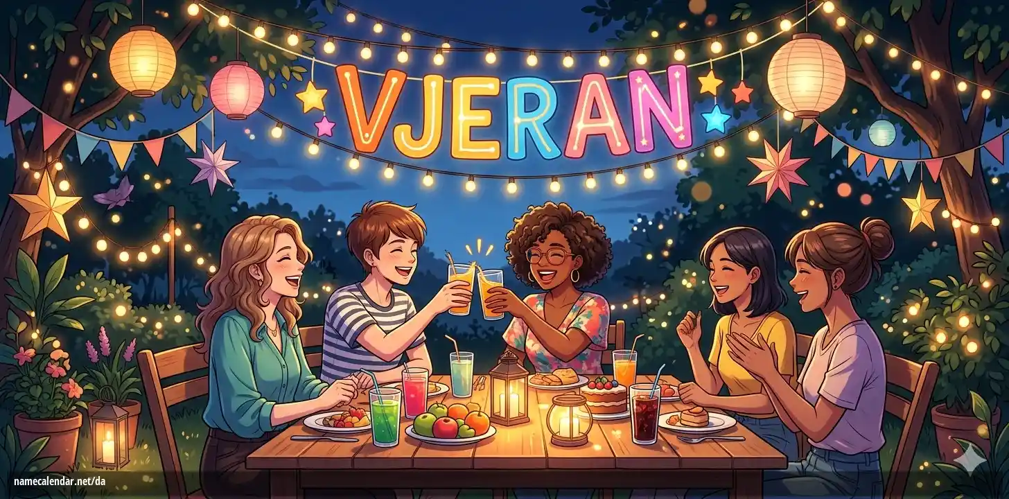 Fejring af navnedag og navn - Vjeran