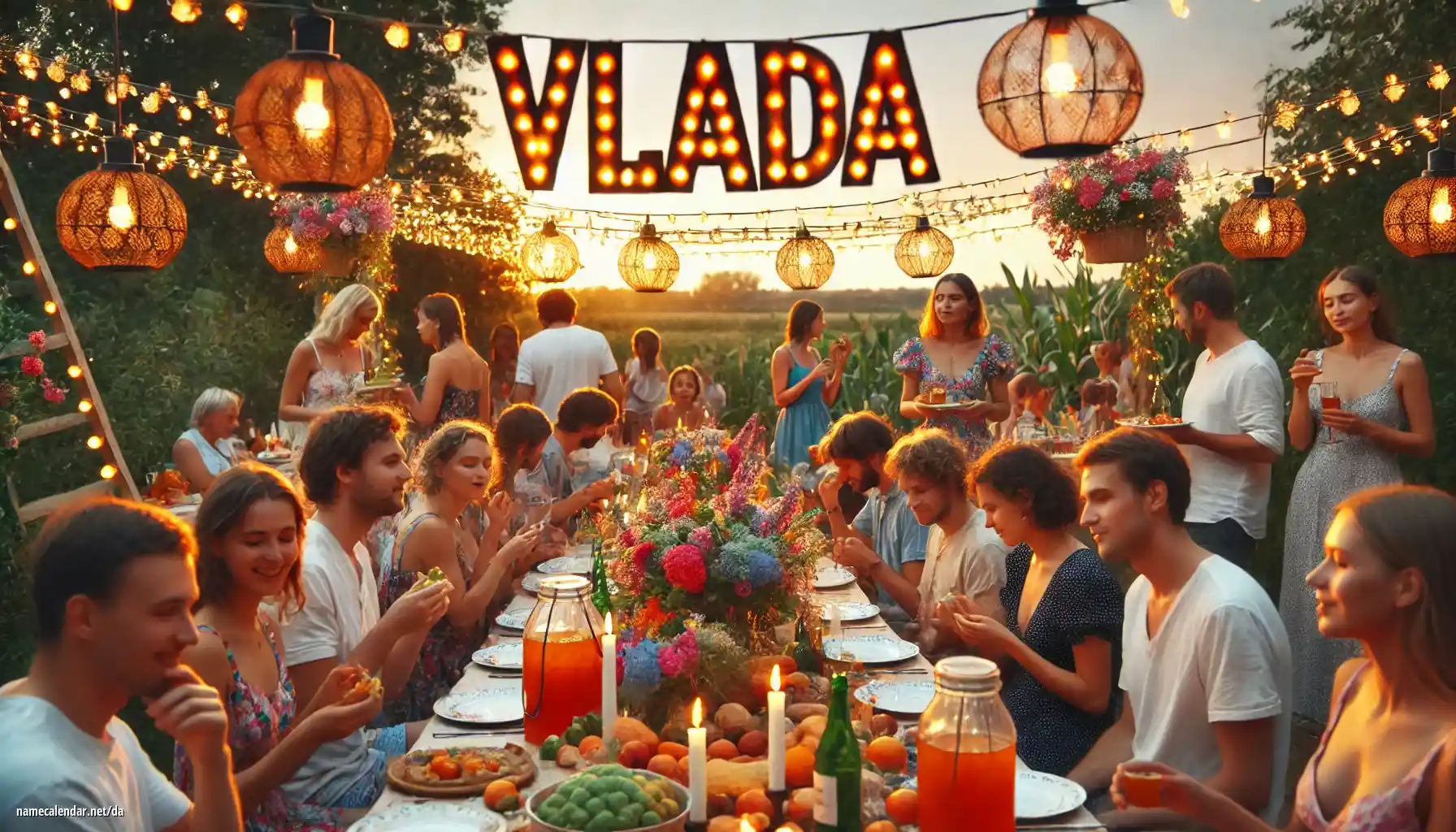 Fejring af navnedag og navn - Vlada