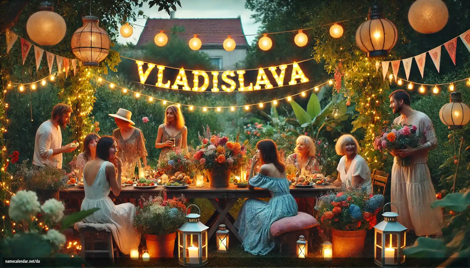 Fejring af navnedag og navn - Vladislava