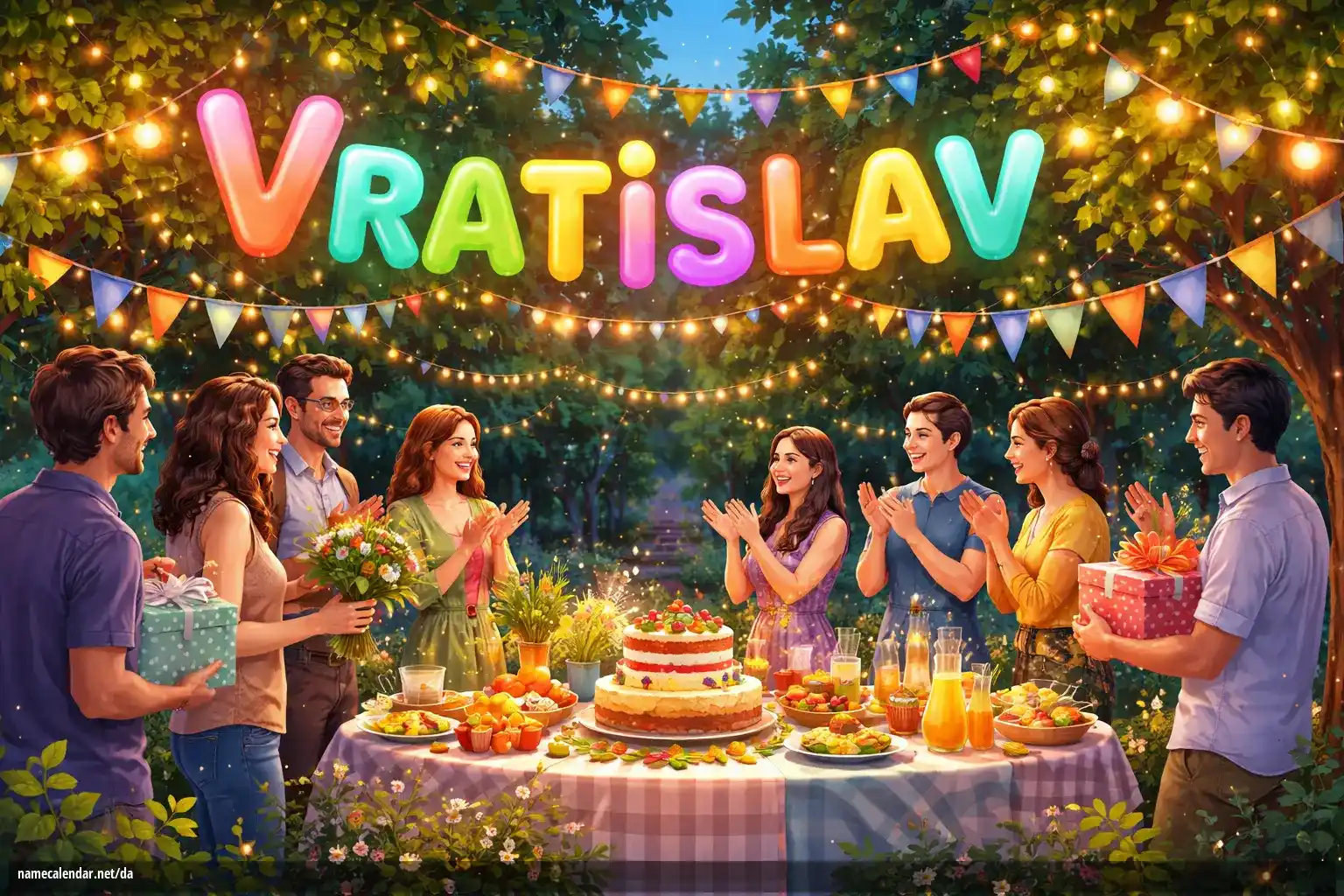 Fejring af navnedag og navn - Vratislav