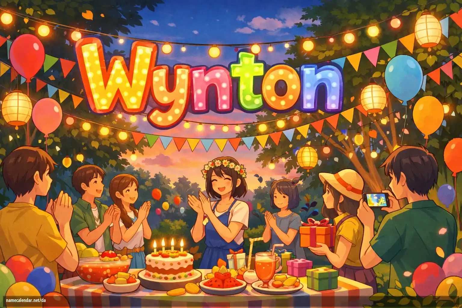 Fejring af navnedag og navn - Wynton