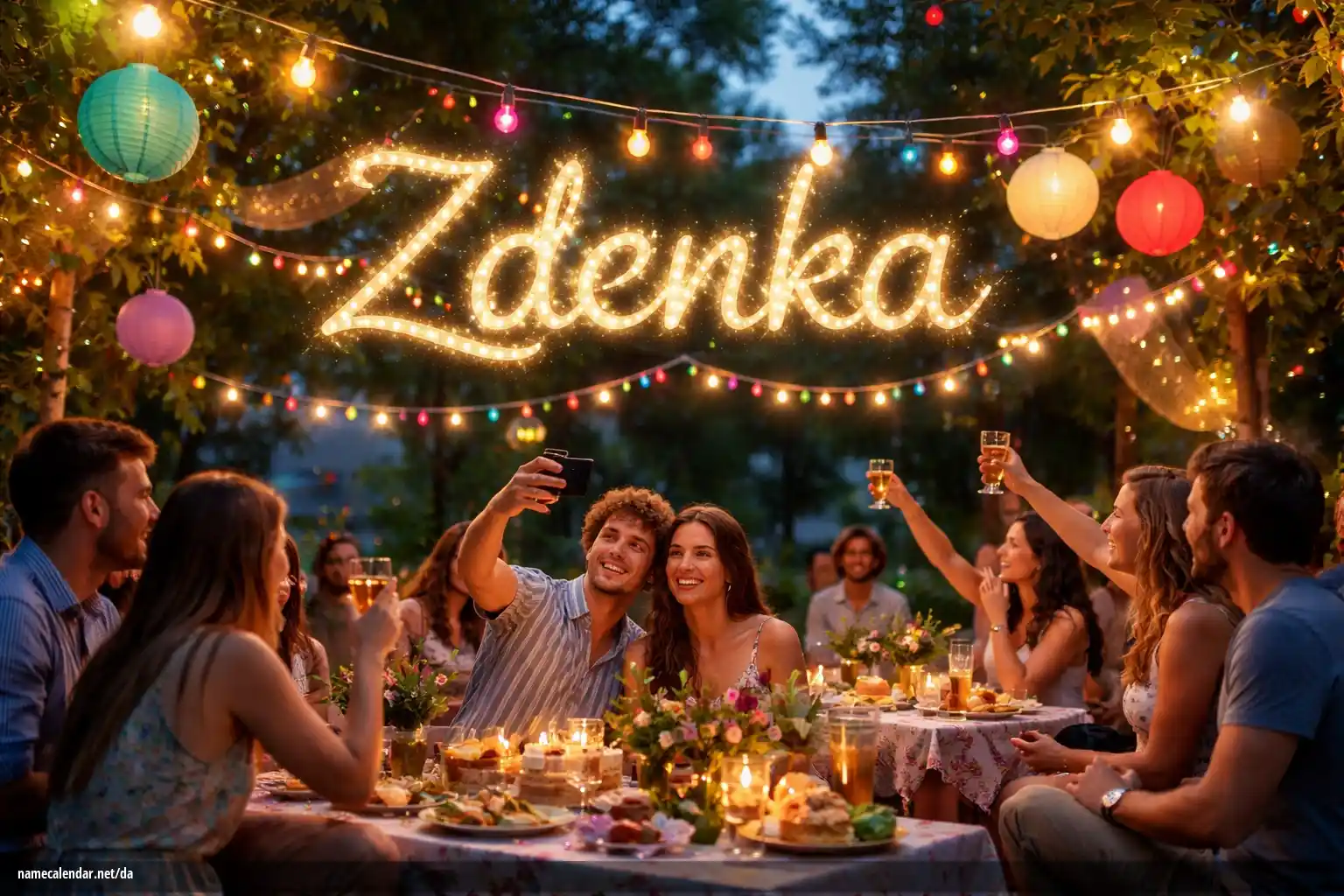 Fejring af navnedag og navn - Zdenka