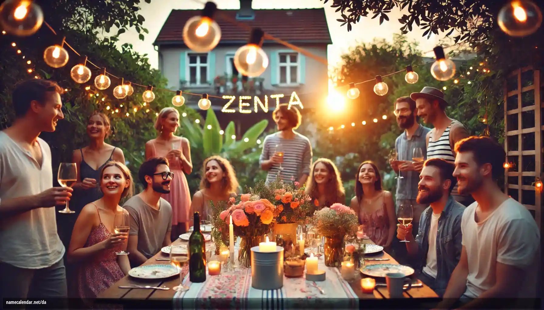 Fejring af navnedag og navn - Zenta