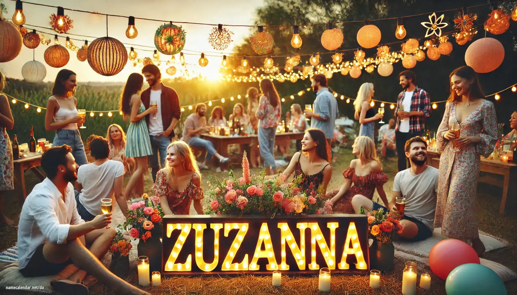 Fejring af navnedag og navn - Zuzanna