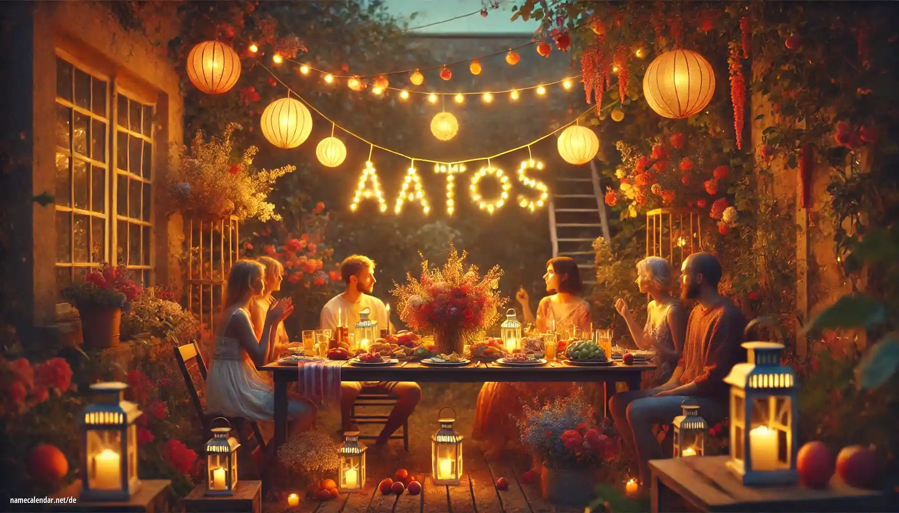 Feier des Namenstages und des Namens - Aatos