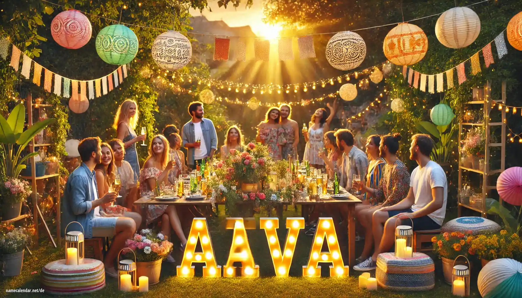 Feier des Namenstages und des Namens - Aava