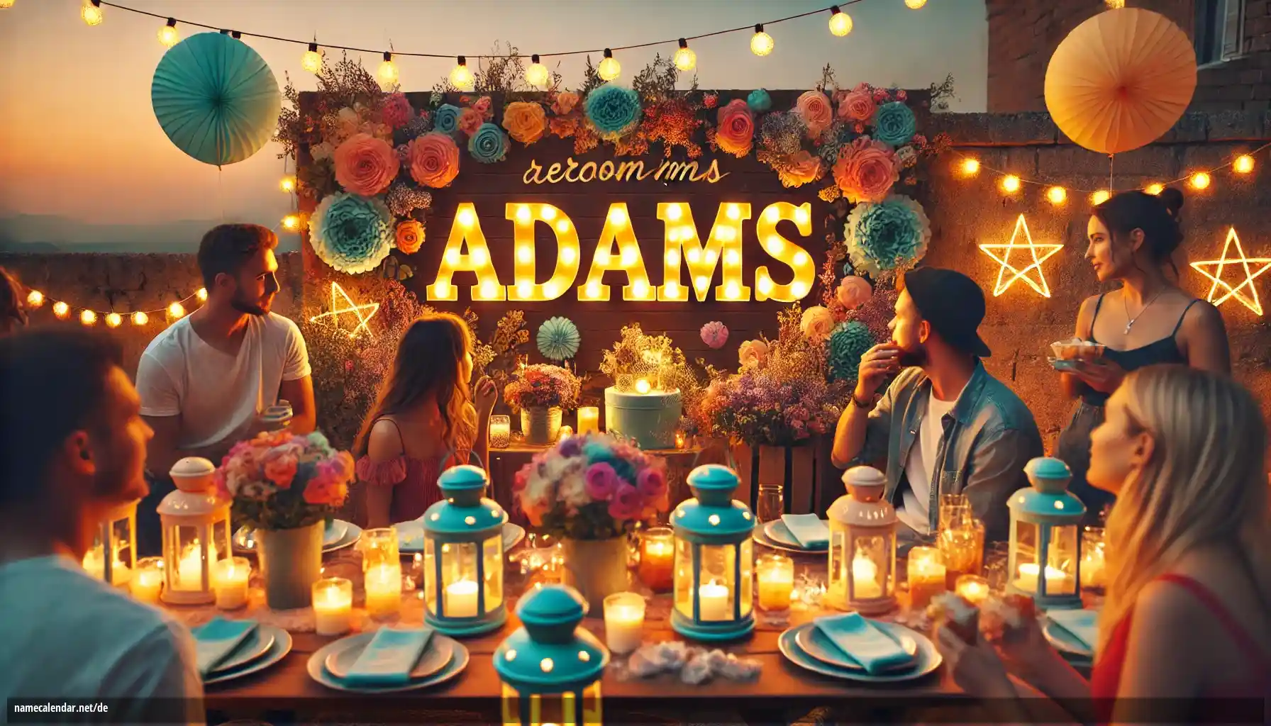 Feier des Namenstages und des Namens - Adams