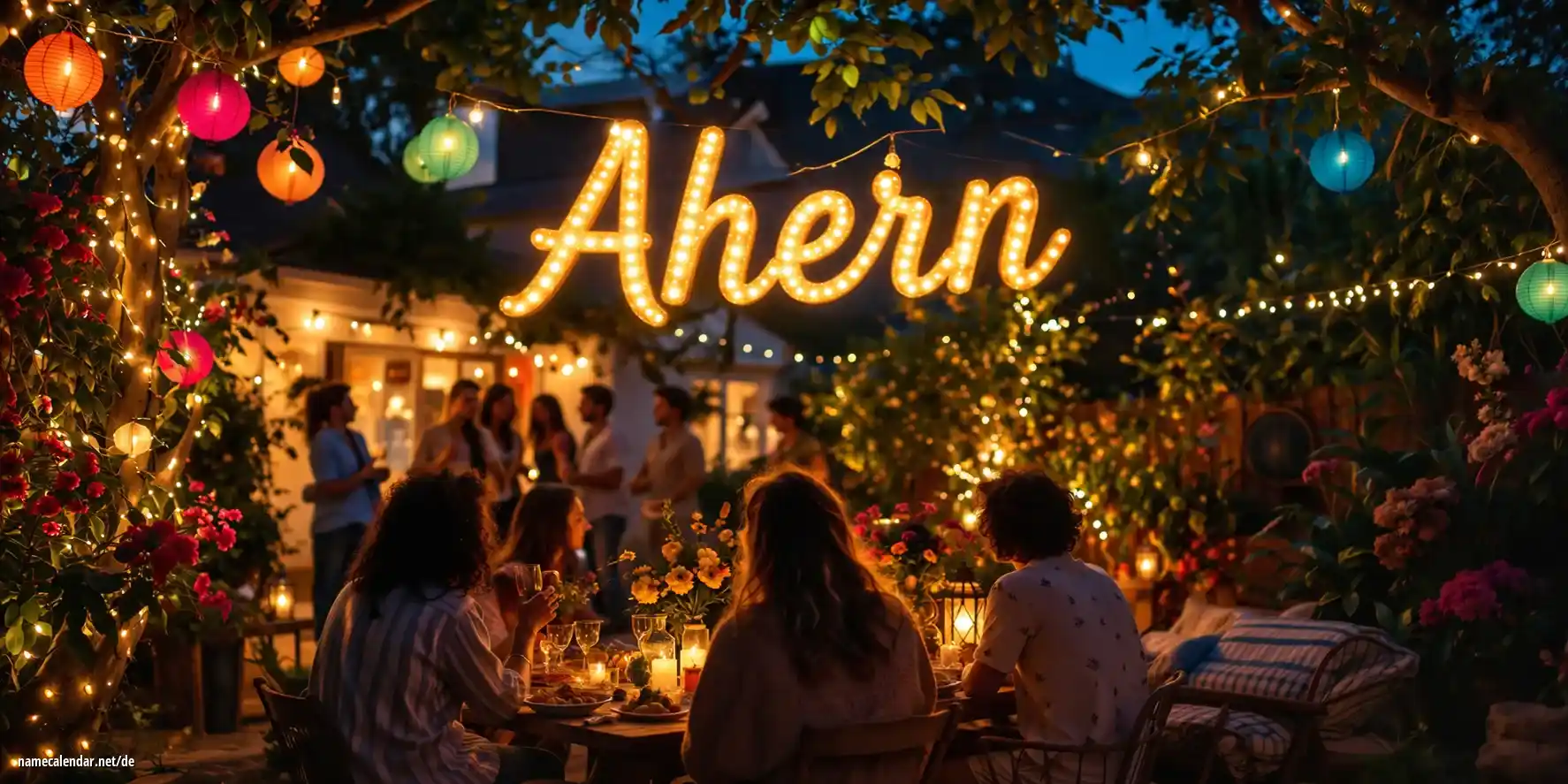 Feier des Namenstages und des Namens - Ahern