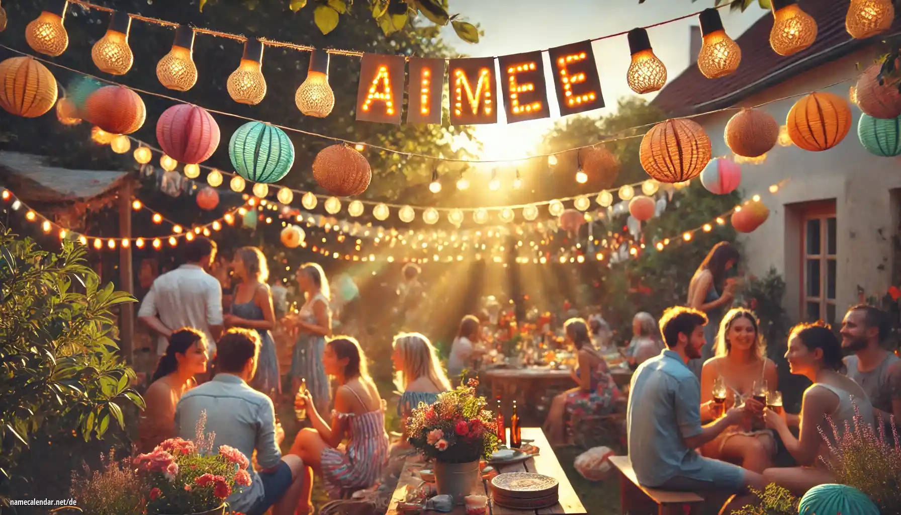 Feier des Namenstages und des Namens - Aimée