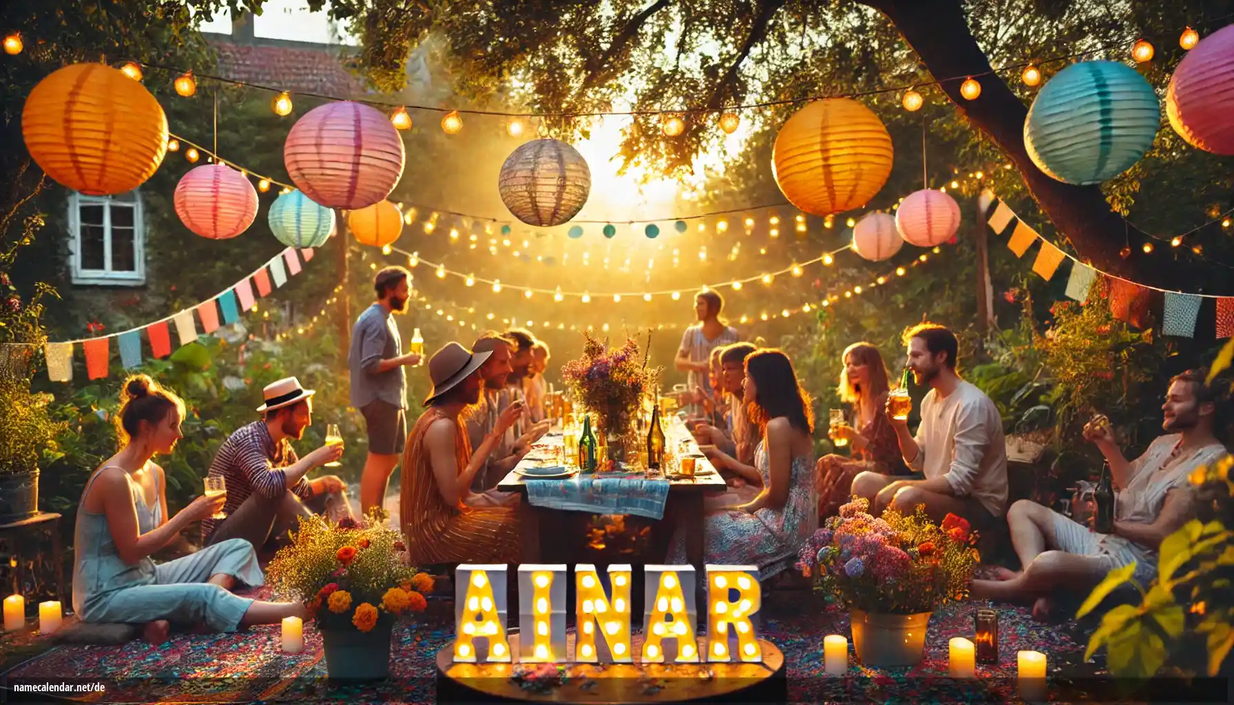 Feier des Namenstages und des Namens - Ainar