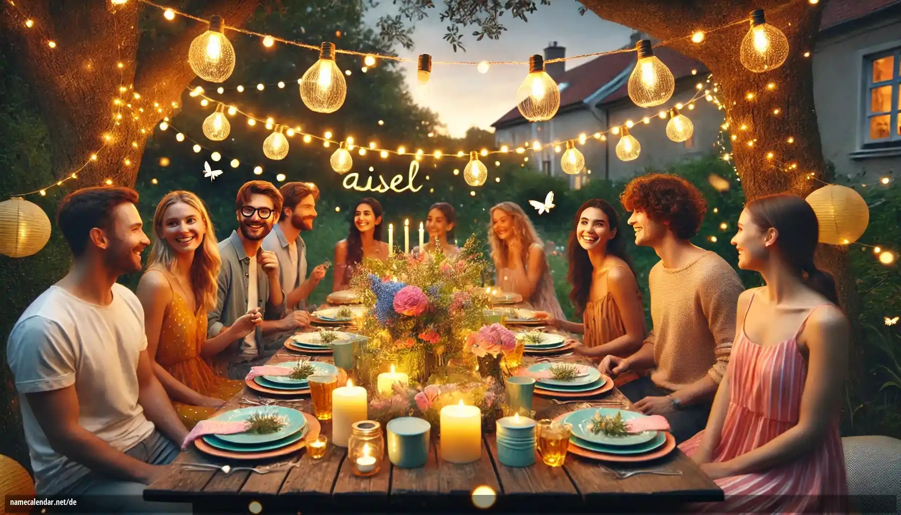 Feier des Namenstages und des Namens - Aisel