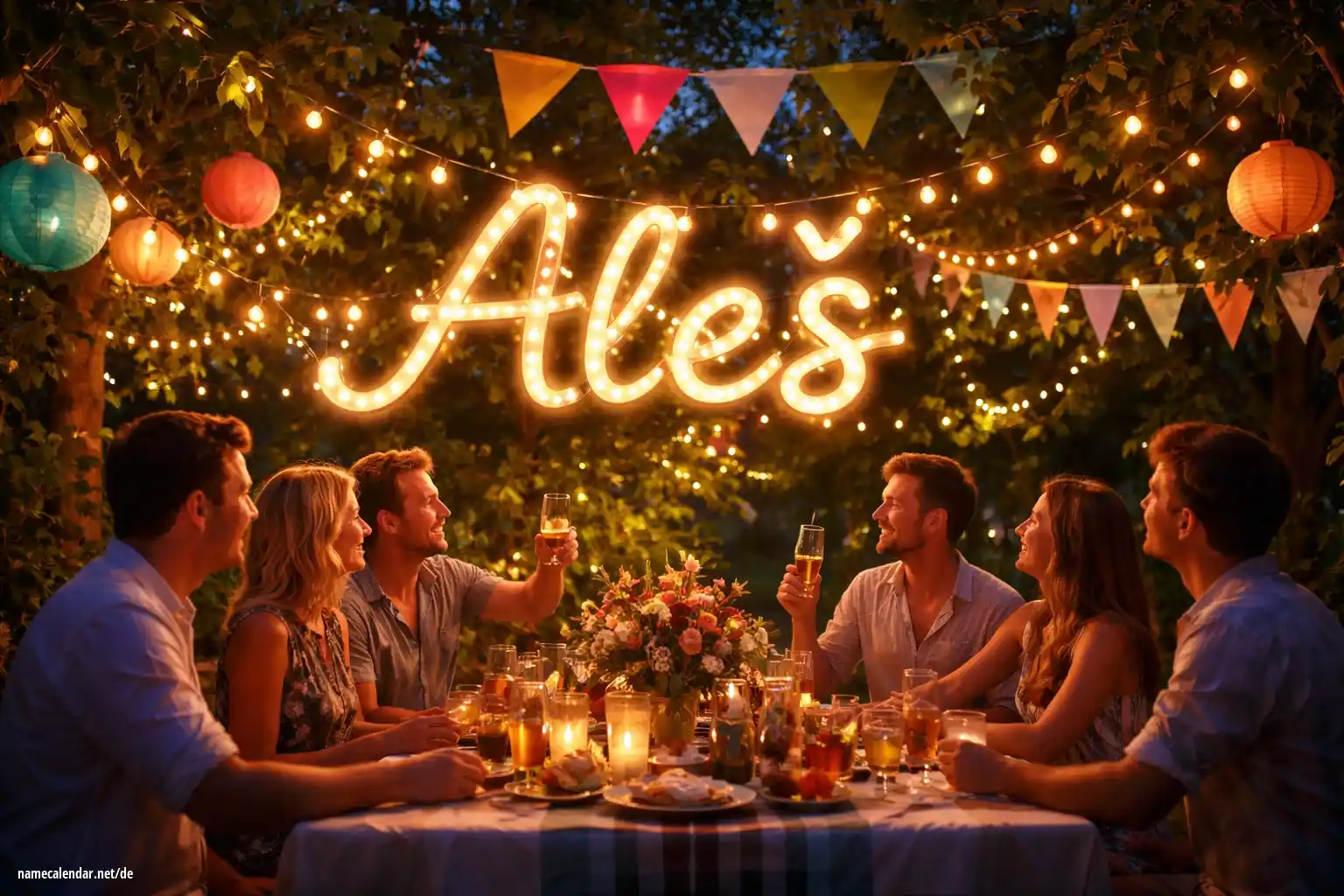 Feier des Namenstages und des Namens - Aleš