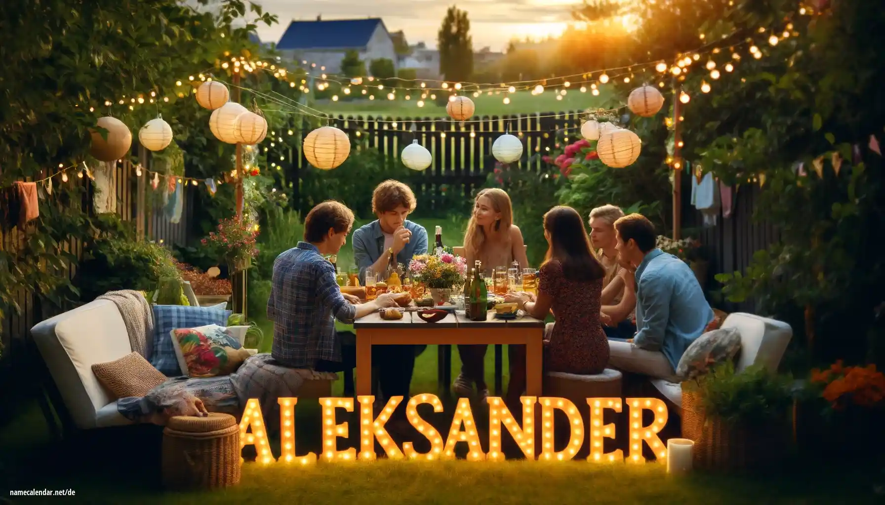 Feier des Namenstages und des Namens - Aleksander