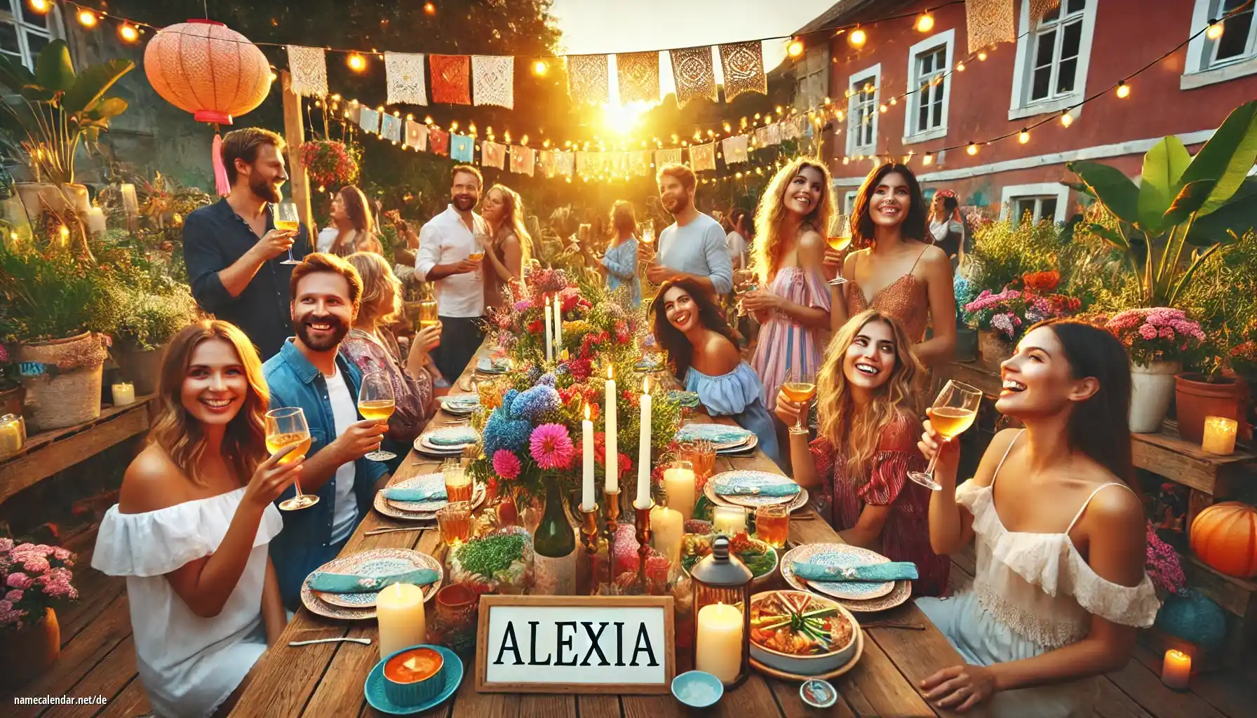 Feier des Namenstages und des Namens - Alexia