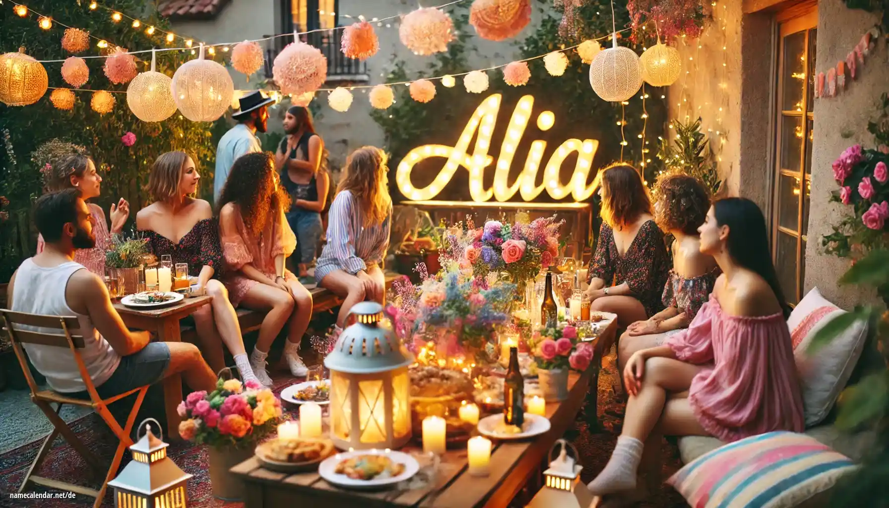 Feier des Namenstages und des Namens - Alia