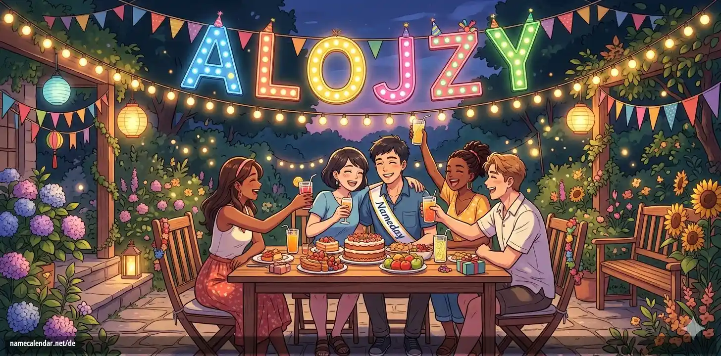 Feier des Namenstages und des Namens - Alojzy