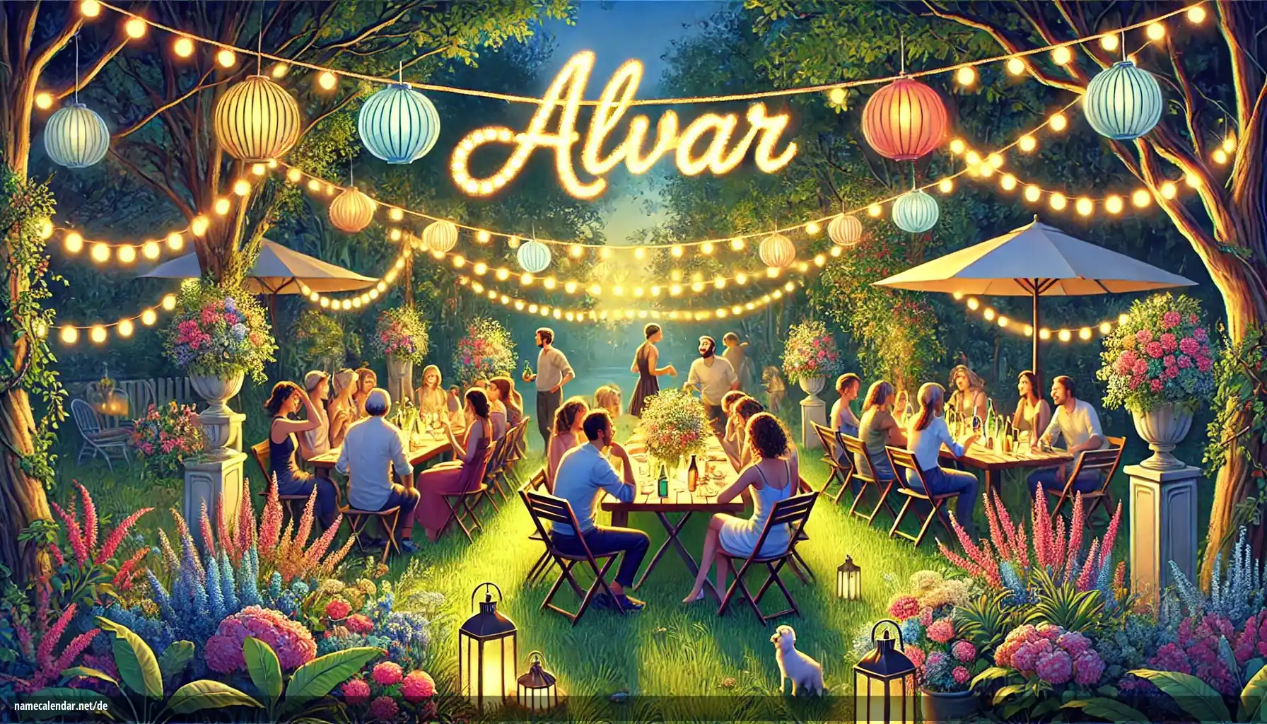 Feier des Namenstages und des Namens - Alvar