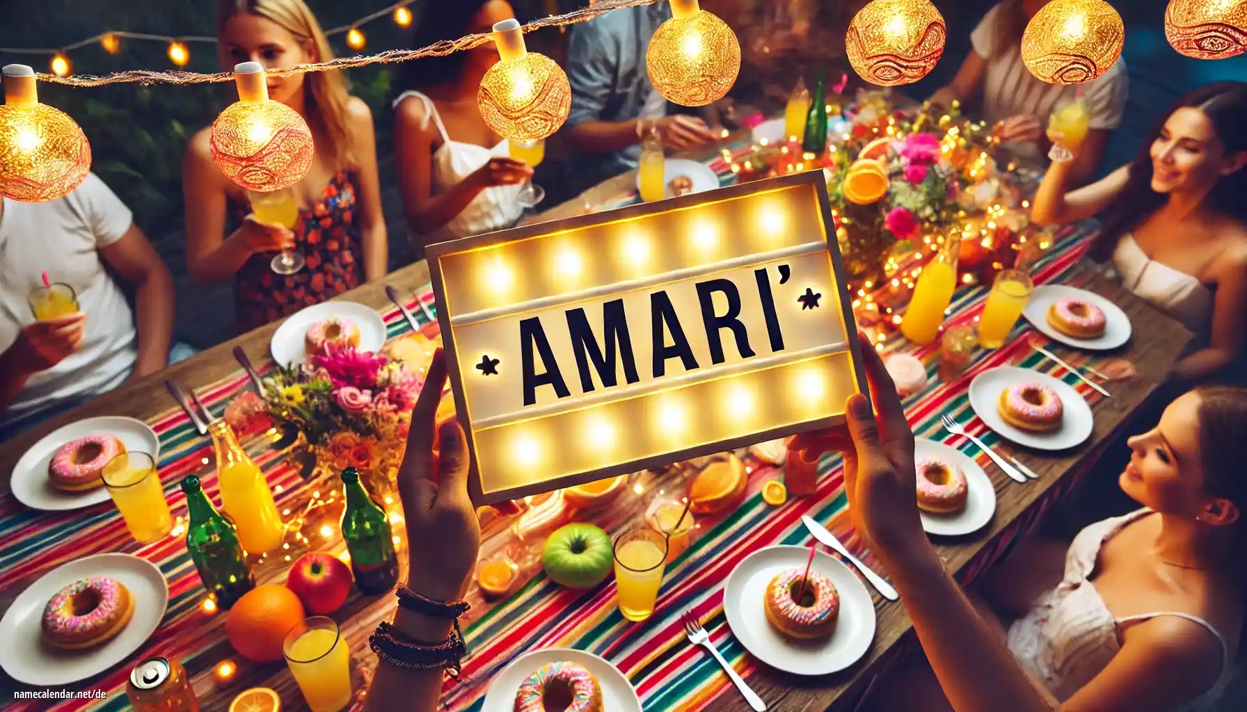 Feier des Namenstages und des Namens - Amari