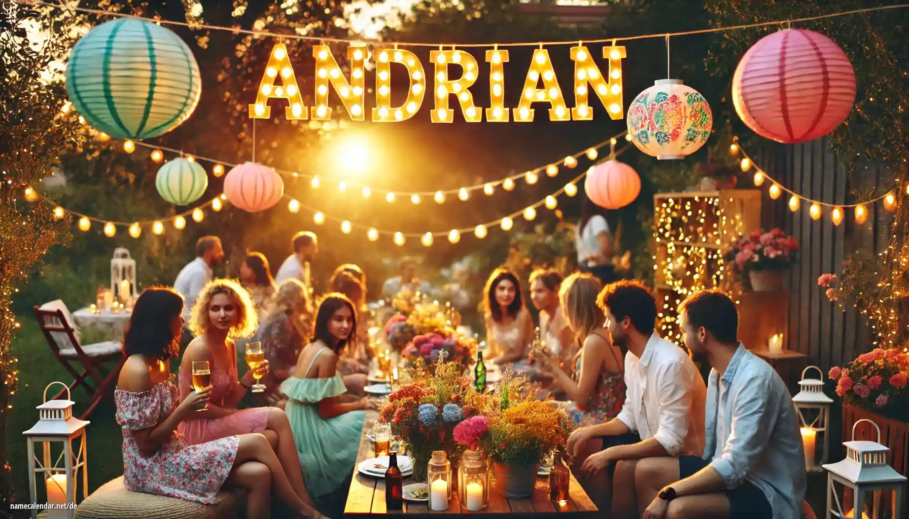 Feier des Namenstages und des Namens - Andrian