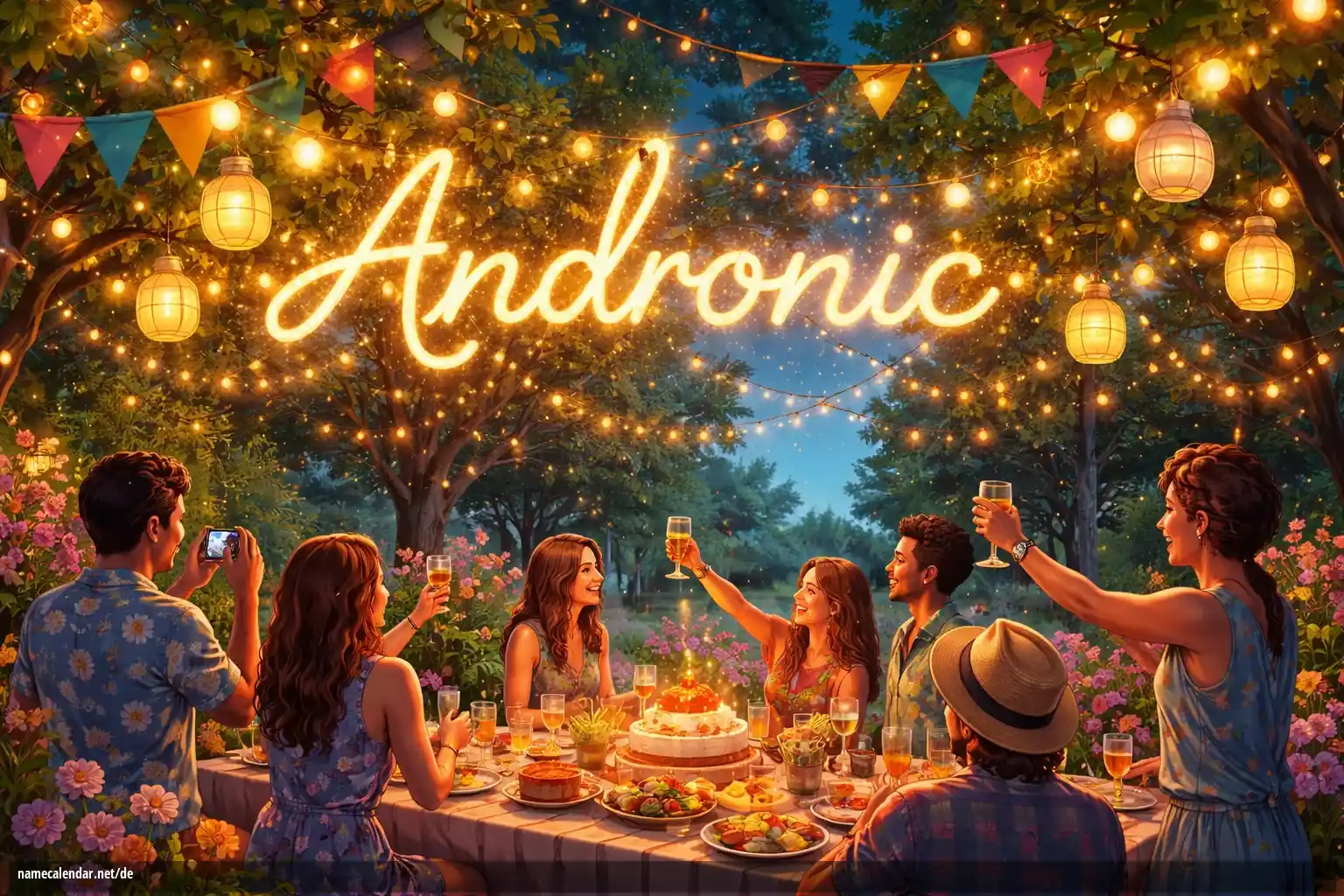 Feier des Namenstages und des Namens - Andronic