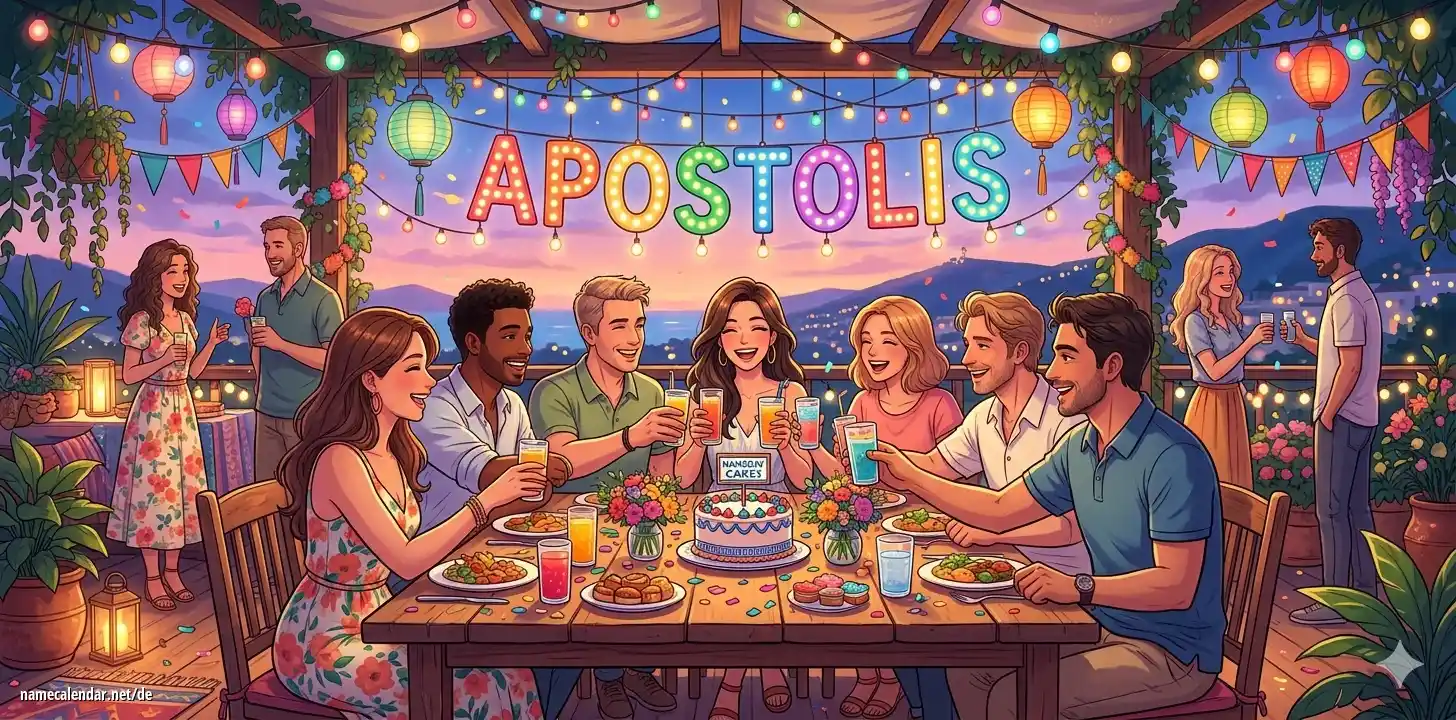 Feier des Namenstages und des Namens - Apostolis