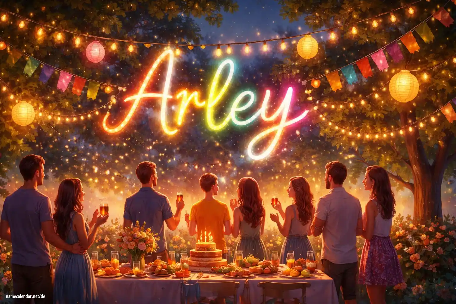 Feier des Namenstages und des Namens - Arley