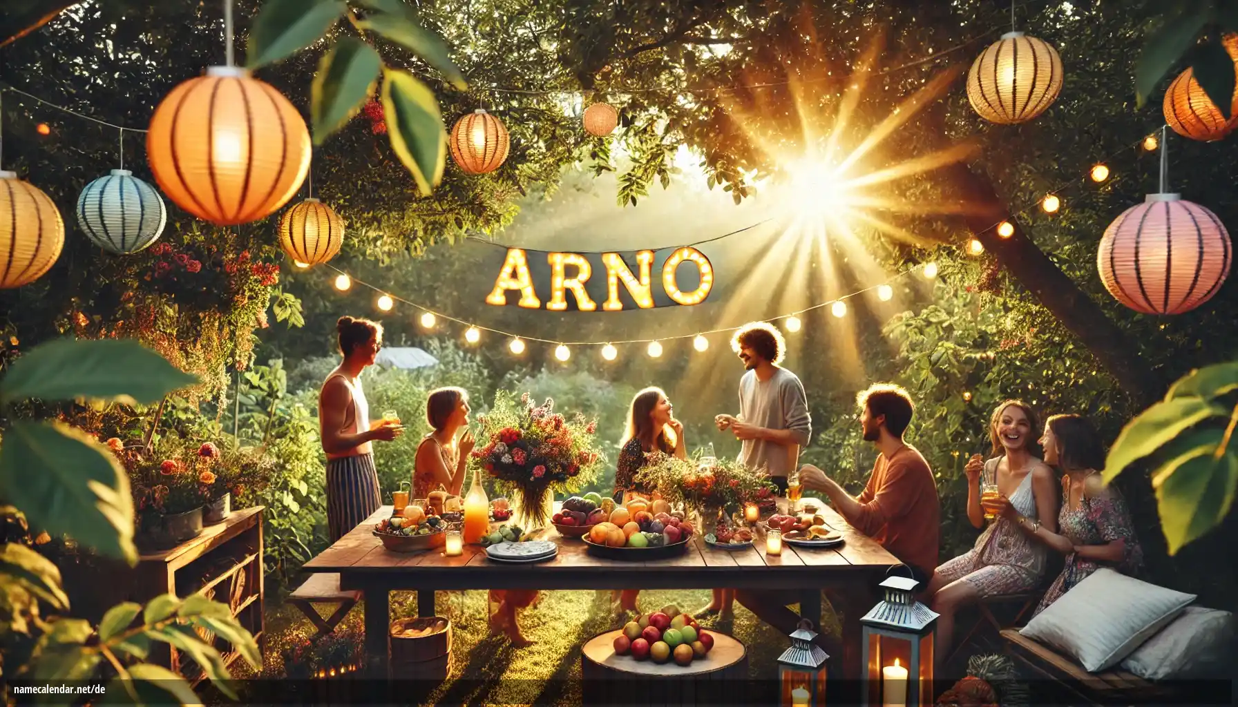 Feier des Namenstages und des Namens - Arno