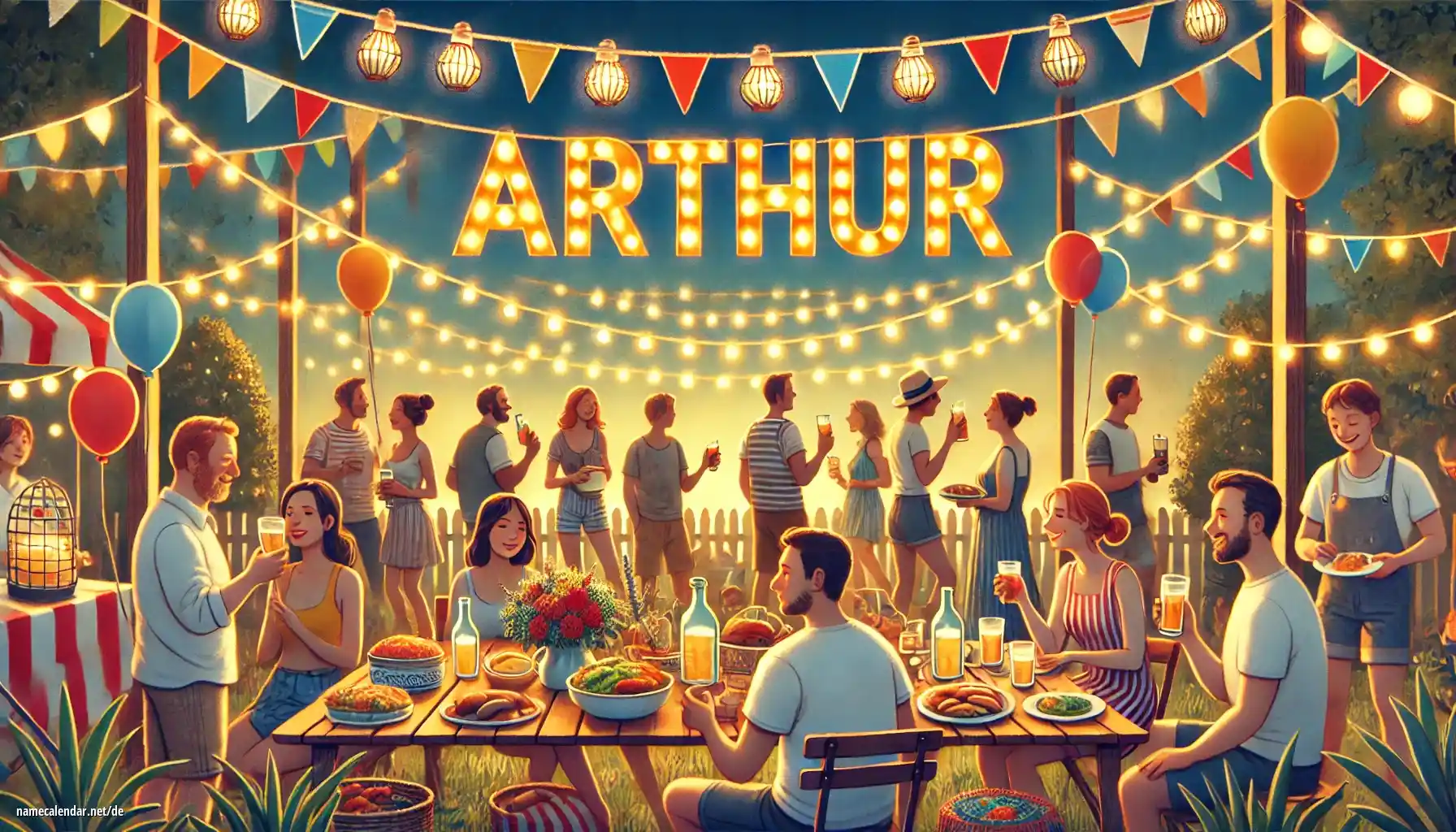 Feier des Namenstages und des Namens - Arthur