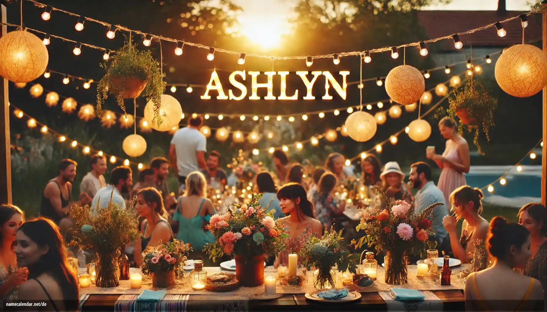 Feier des Namenstages und des Namens - Ashlyn