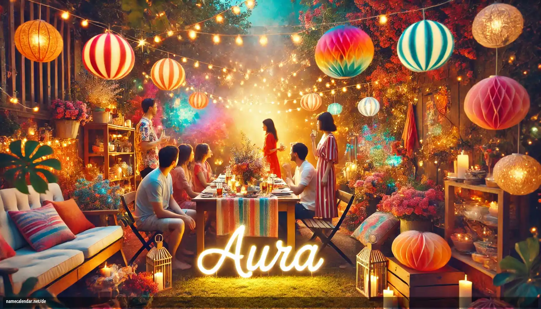 Feier des Namenstages und des Namens - Aura