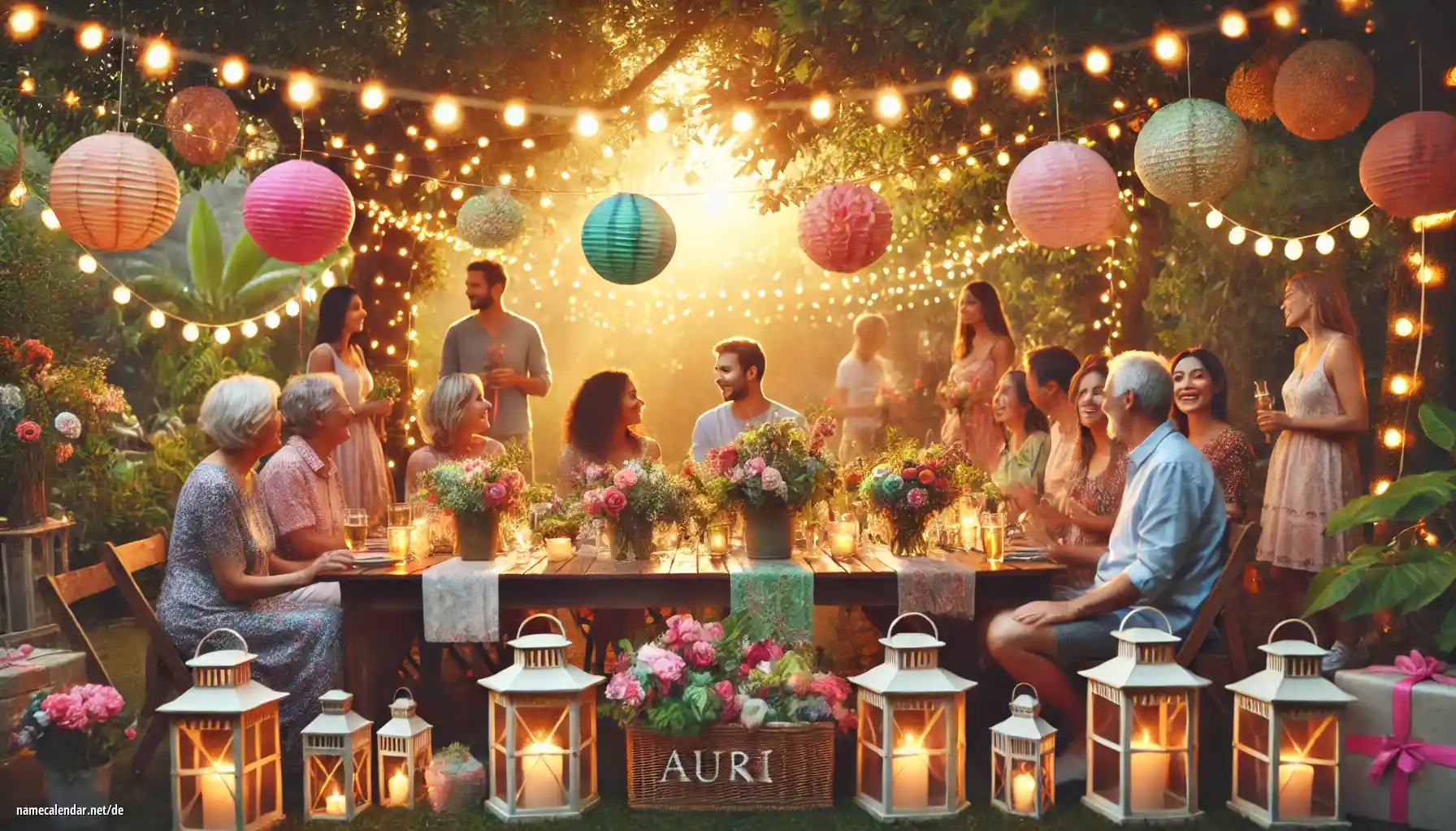 Feier des Namenstages und des Namens - Auri