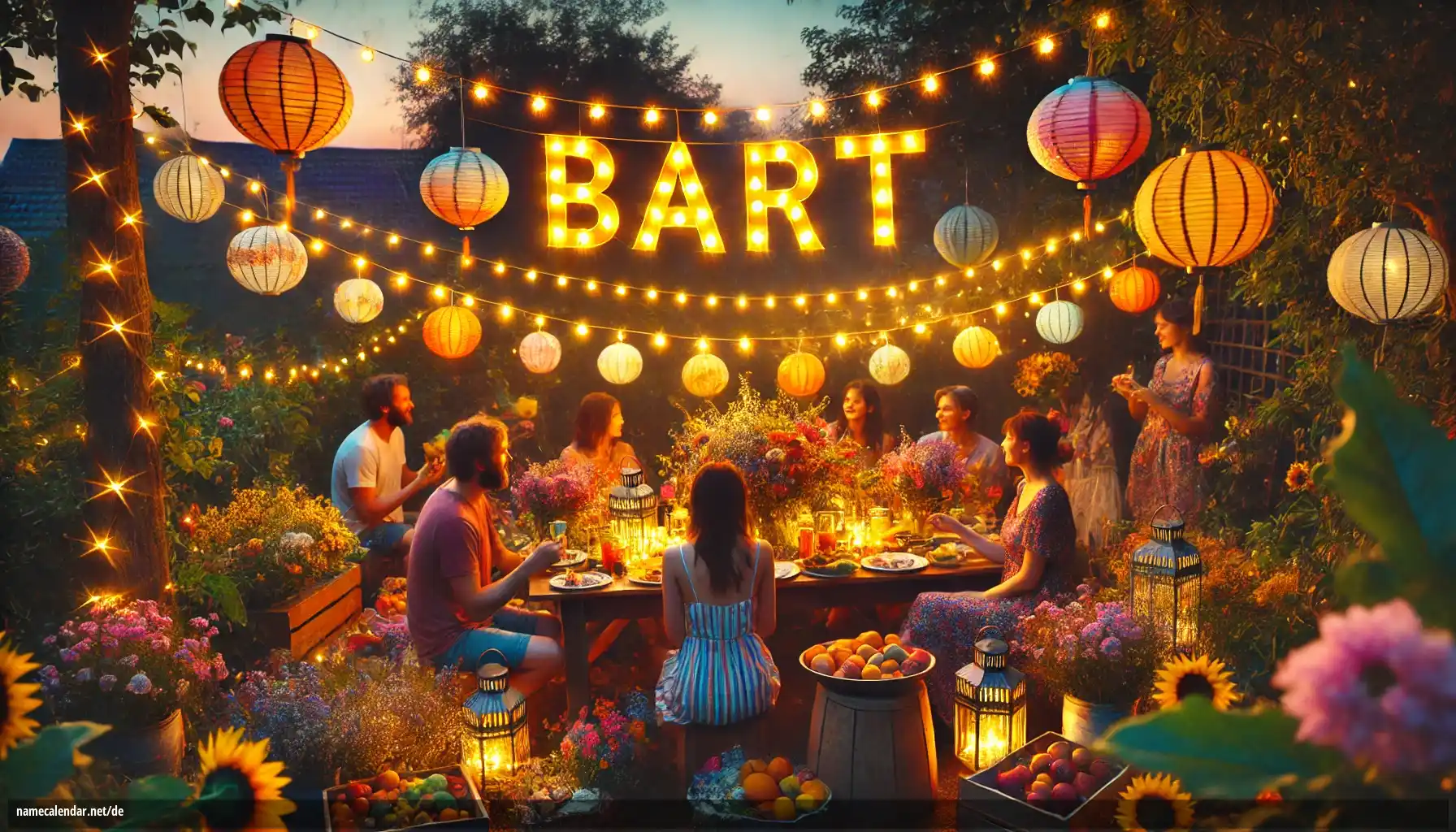 Feier des Namenstages und des Namens - Bart