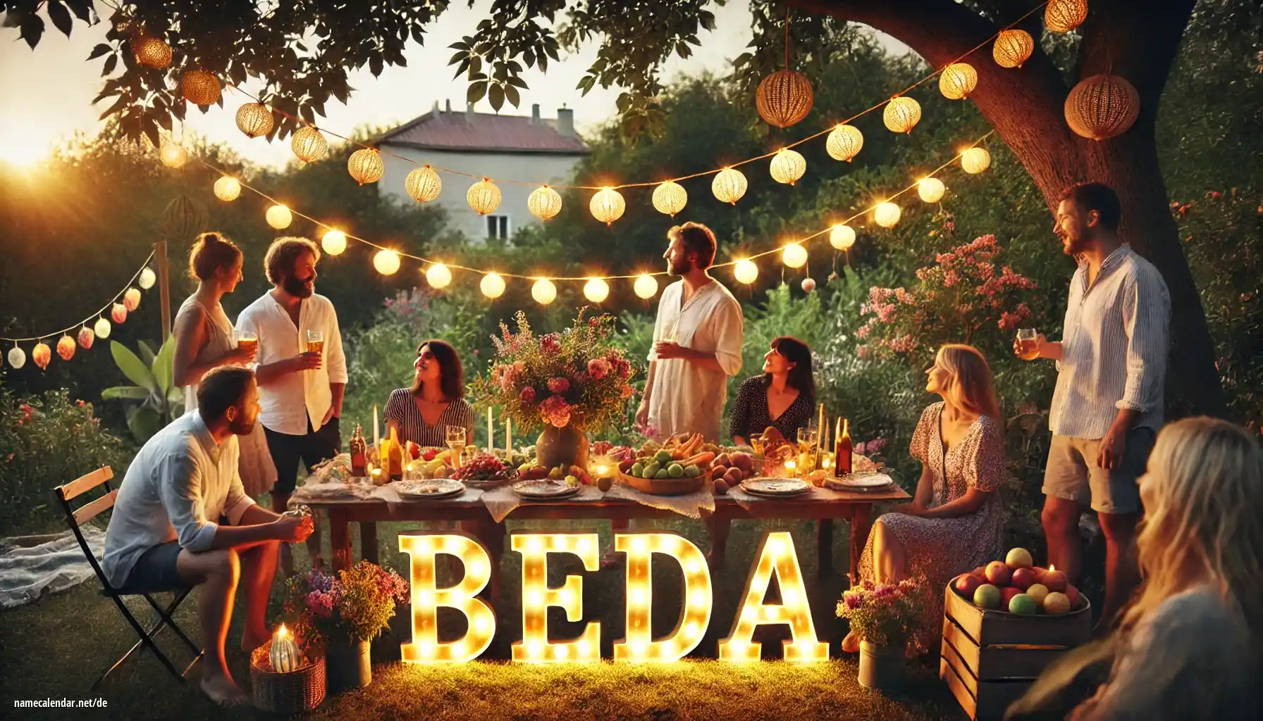 Feier des Namenstages und des Namens - Beda