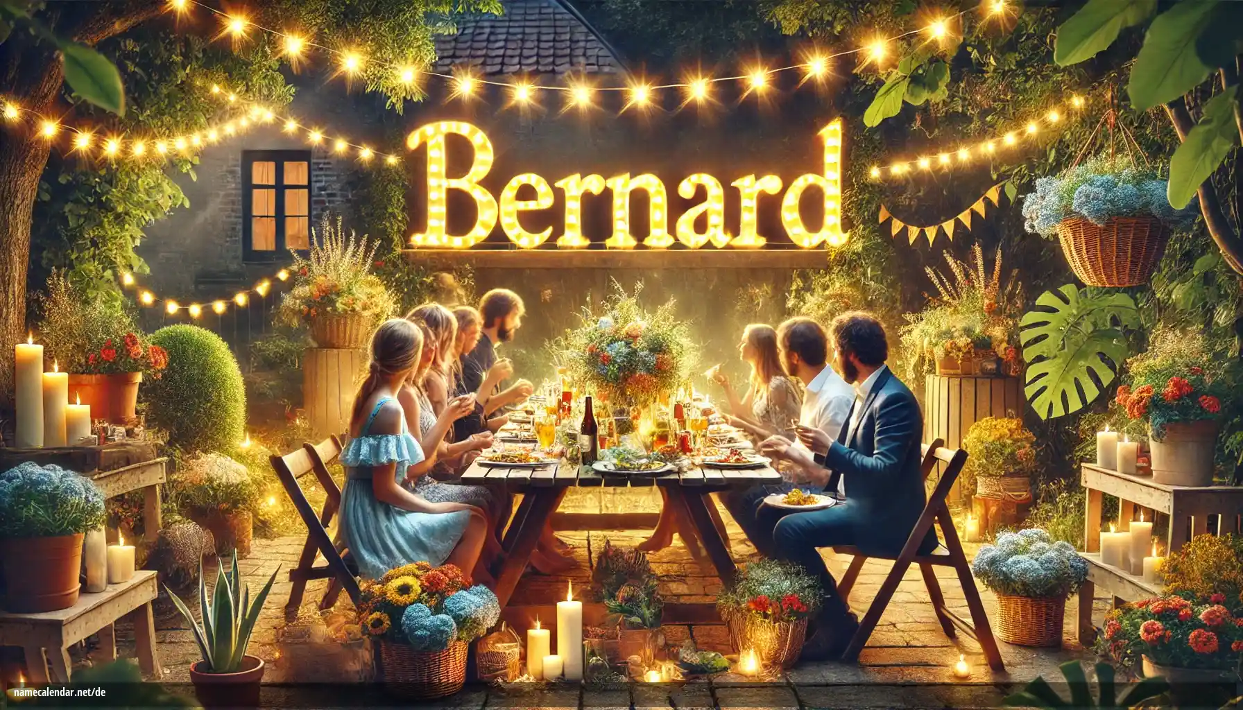 Feier des Namenstages und des Namens - Bernard