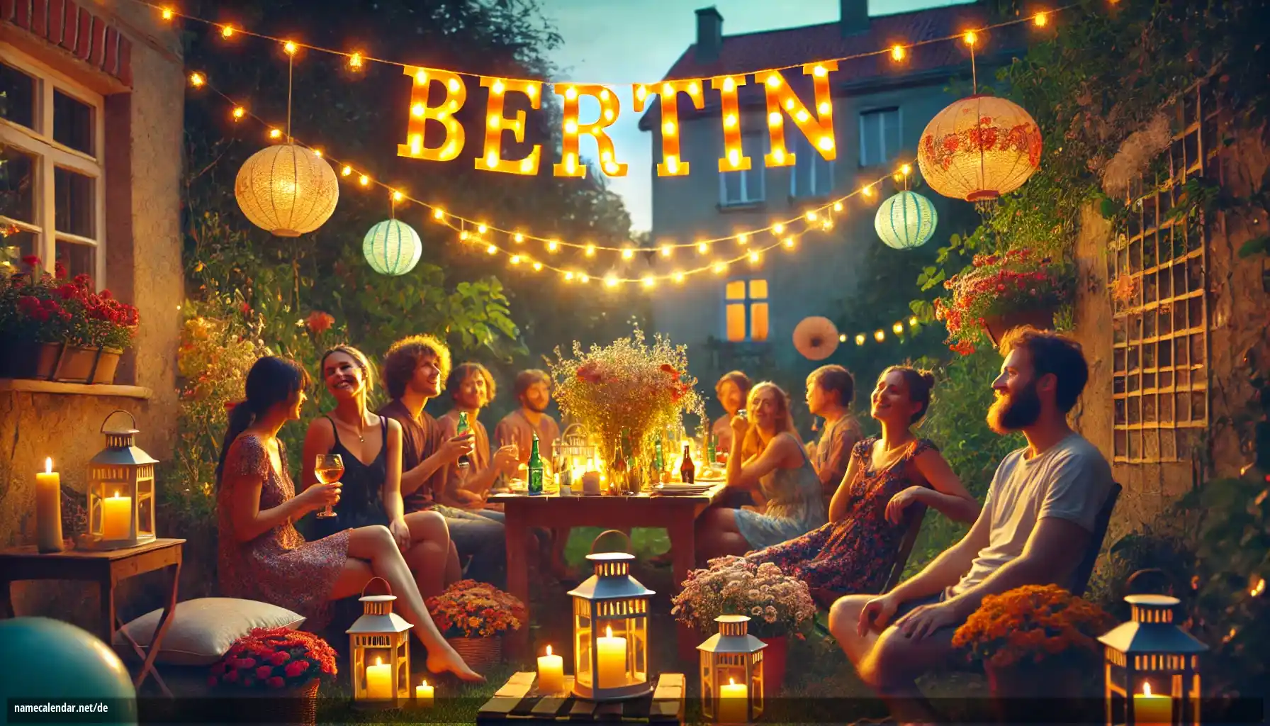 Feier des Namenstages und des Namens - Bertin