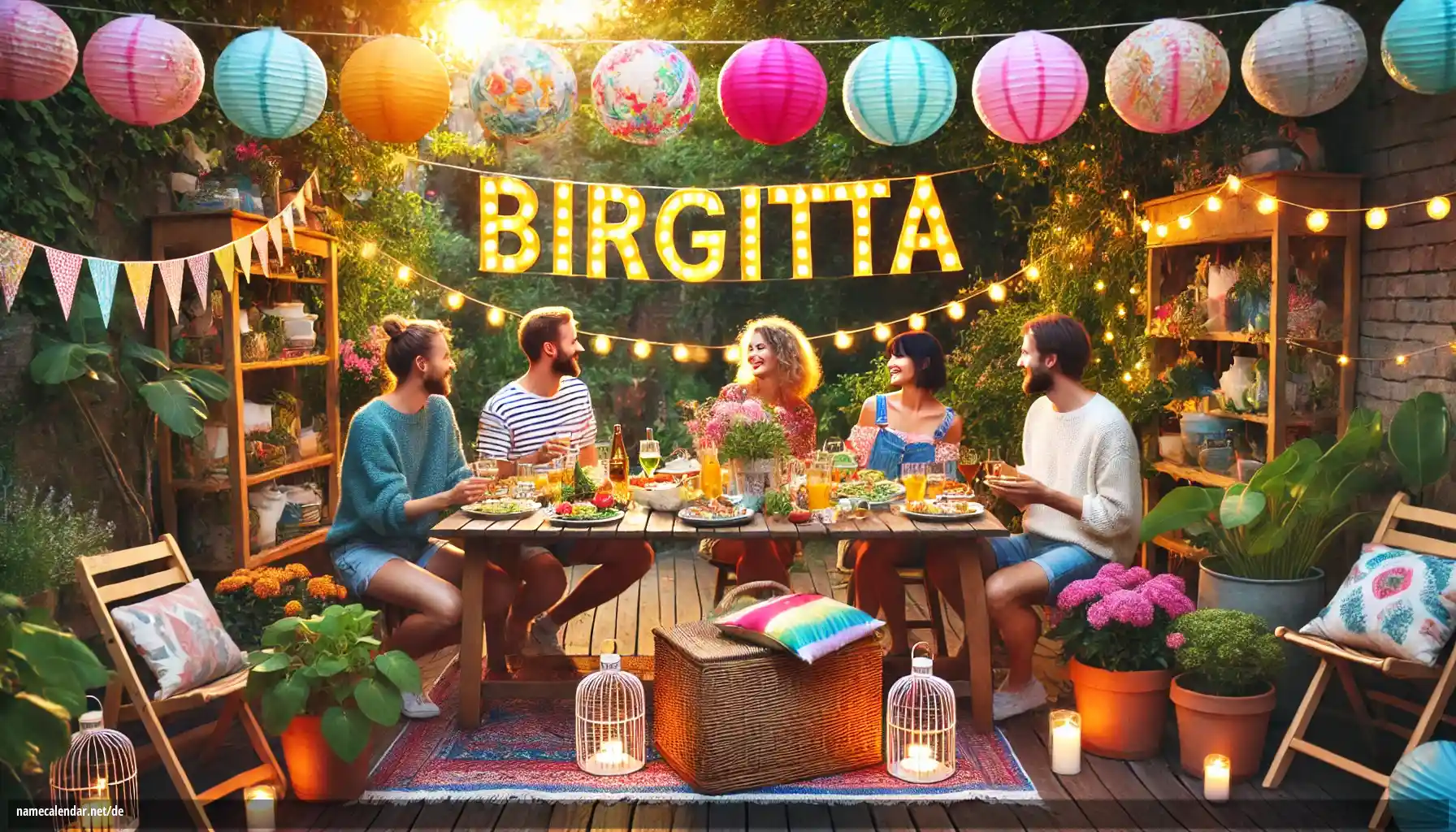 Feier des Namenstages und des Namens - Birgitta