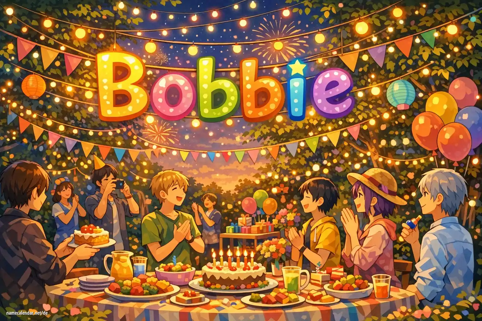 Feier des Namenstages und des Namens - Bobbie