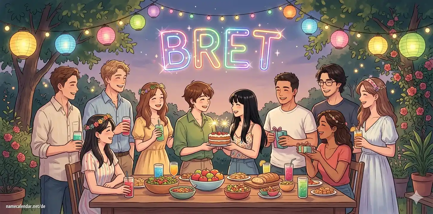 Feier des Namenstages und des Namens - Bret