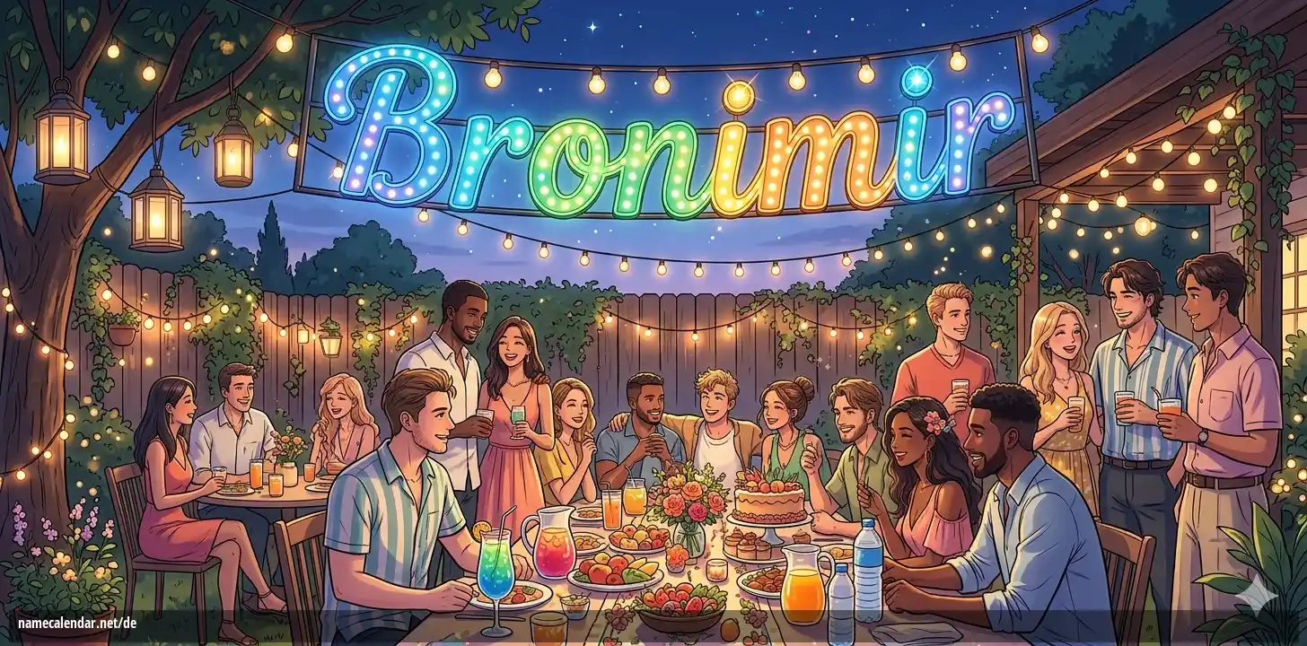 Feier des Namenstages und des Namens - Bronimir
