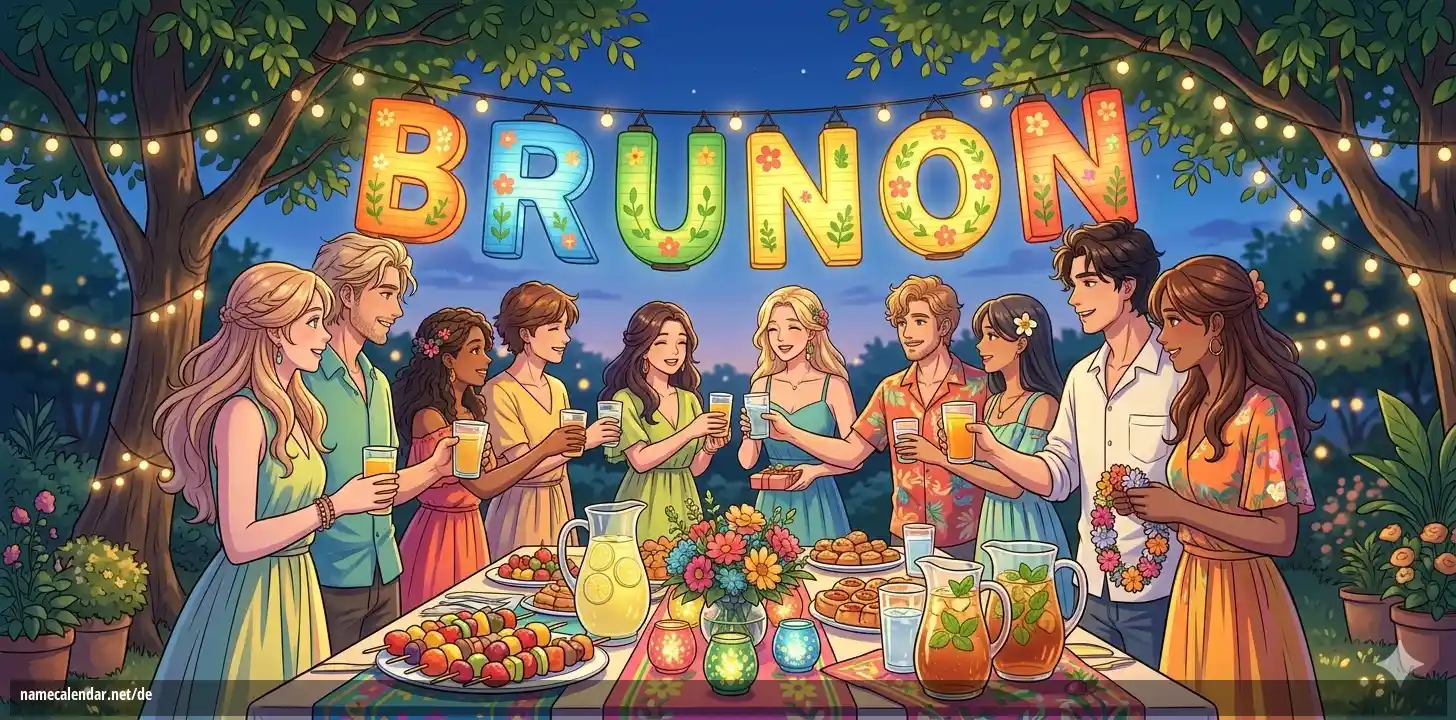 Feier des Namenstages und des Namens - Brunon
