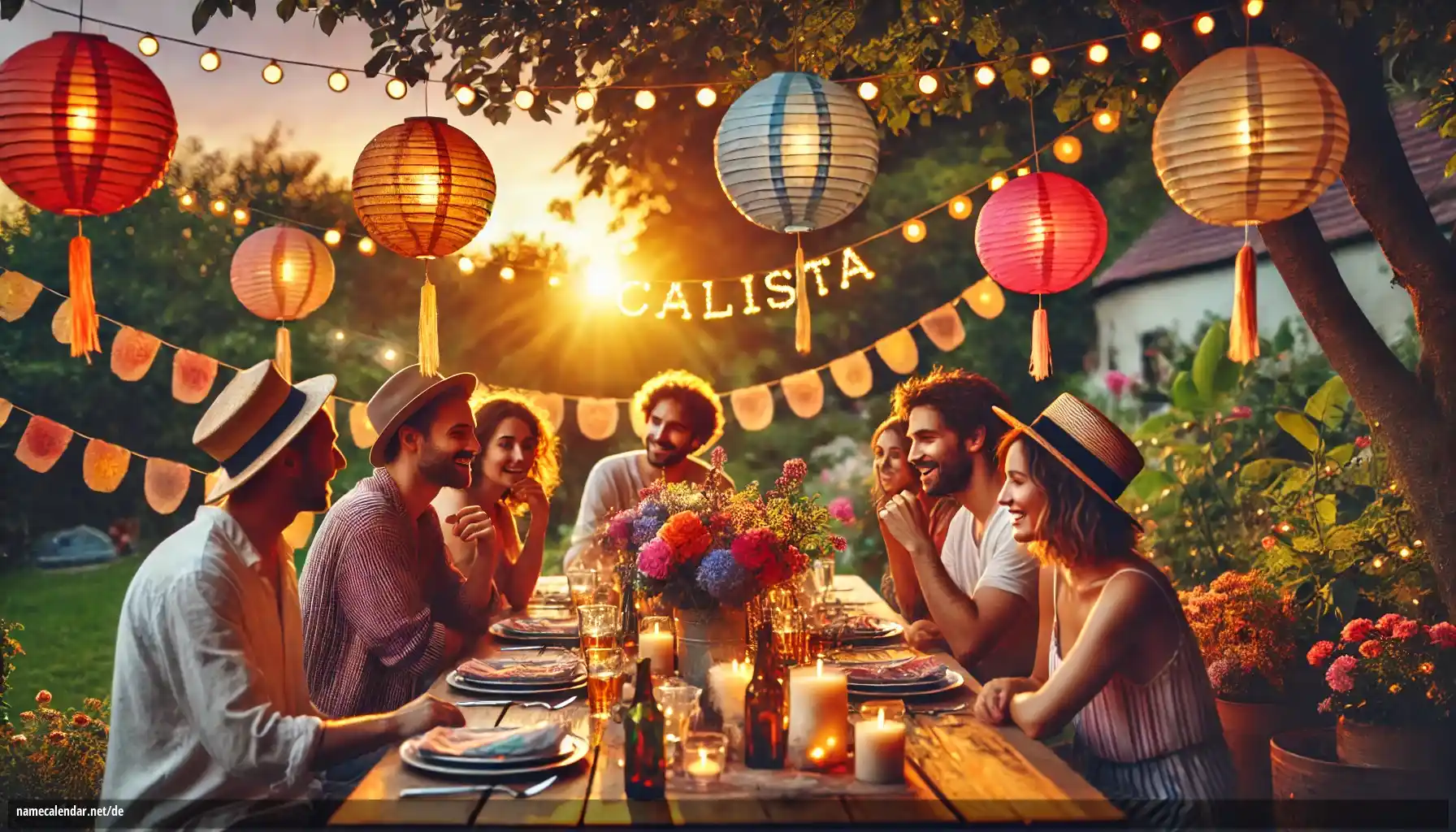 Feier des Namenstages und des Namens - Calista