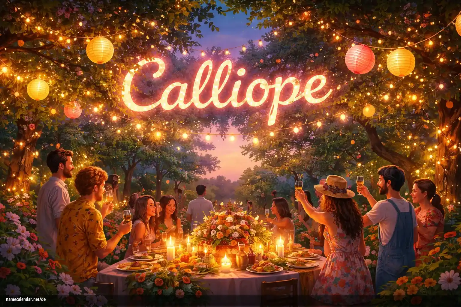 Feier des Namenstages und des Namens - Calliope