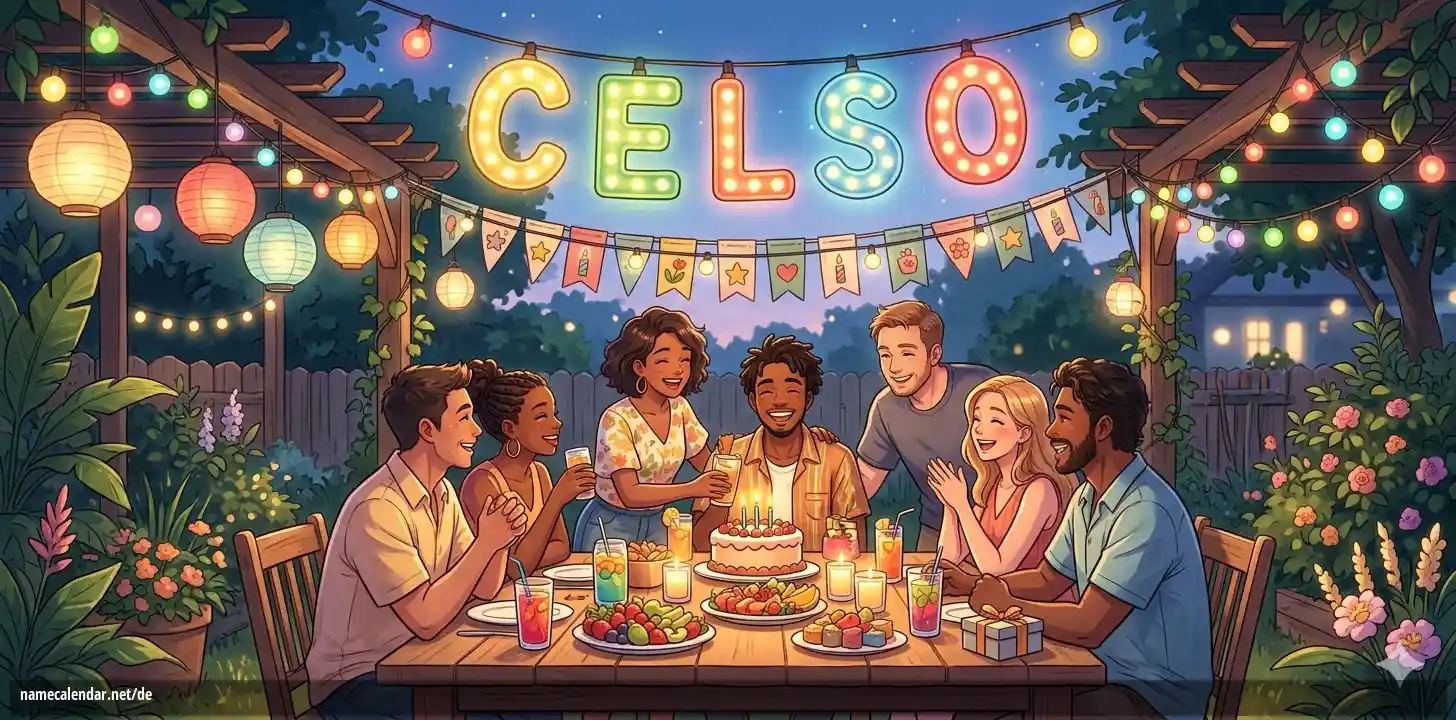 Feier des Namenstages und des Namens - Celso
