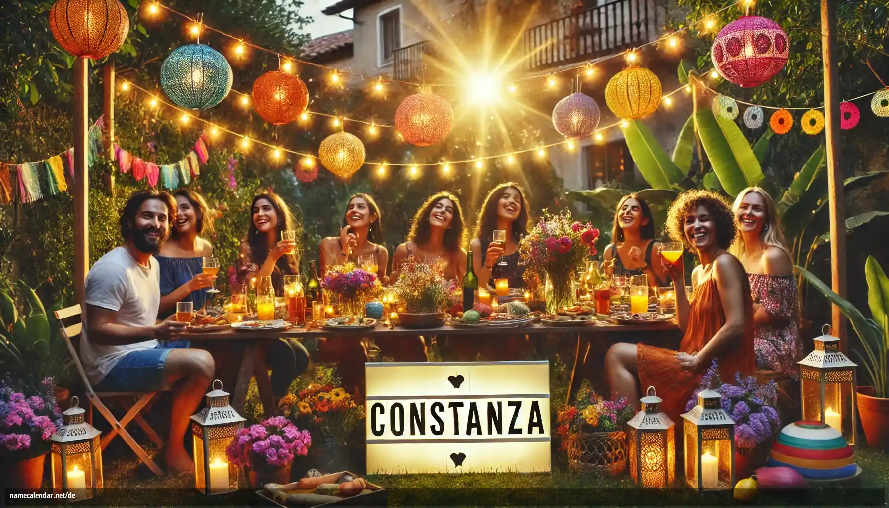 Feier des Namenstages und des Namens - Constanza