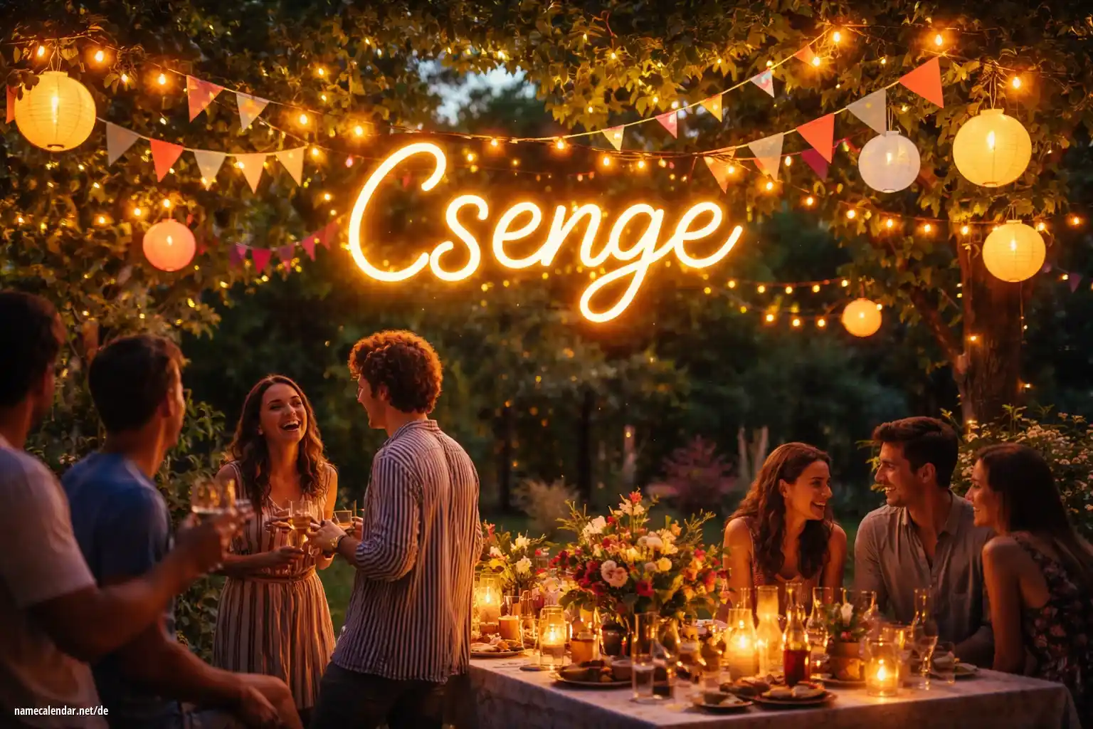 Feier des Namenstages und des Namens - Csenge
