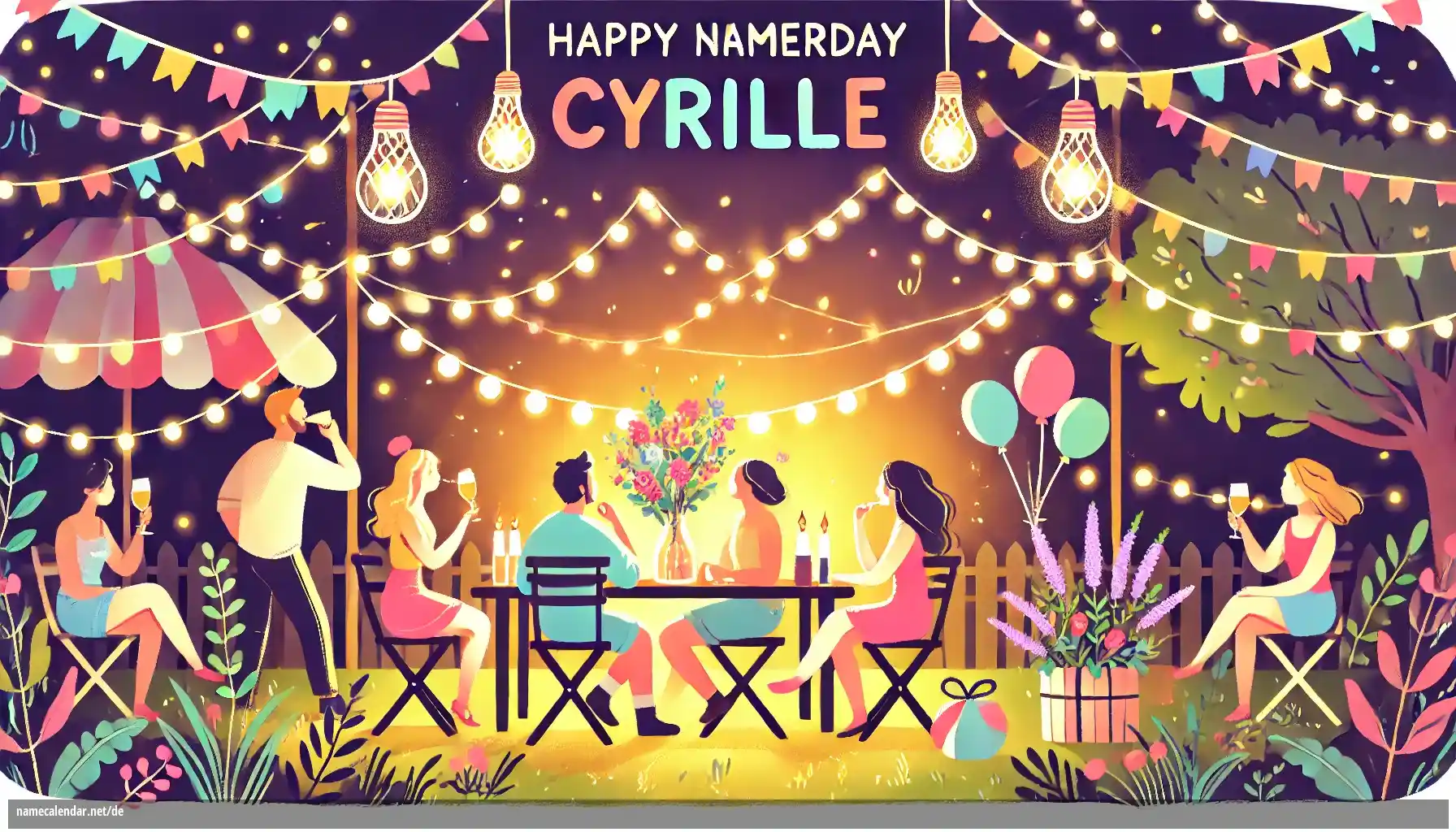 Feier des Namenstages und des Namens - Cyrille