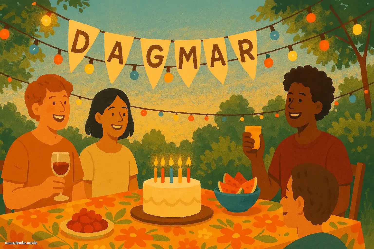 Feier des Namenstages und des Namens - Dagmar