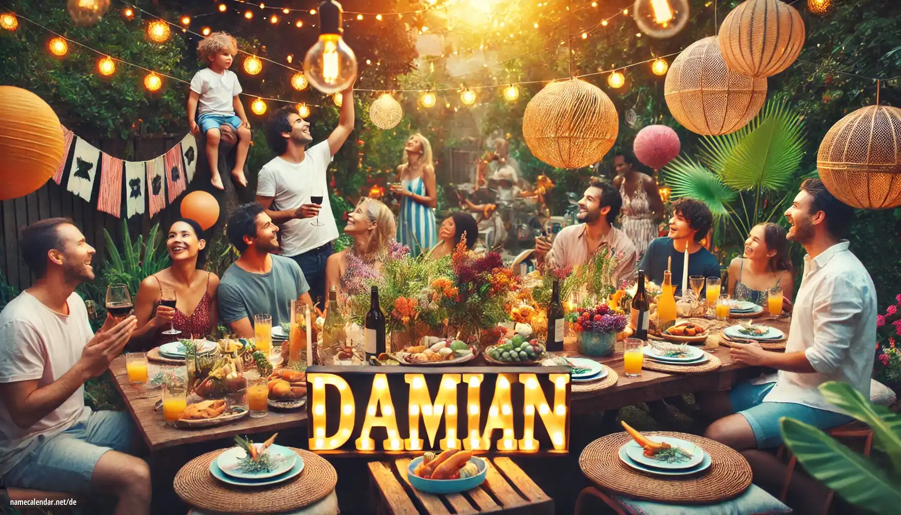 Feier des Namenstages und des Namens - Damian