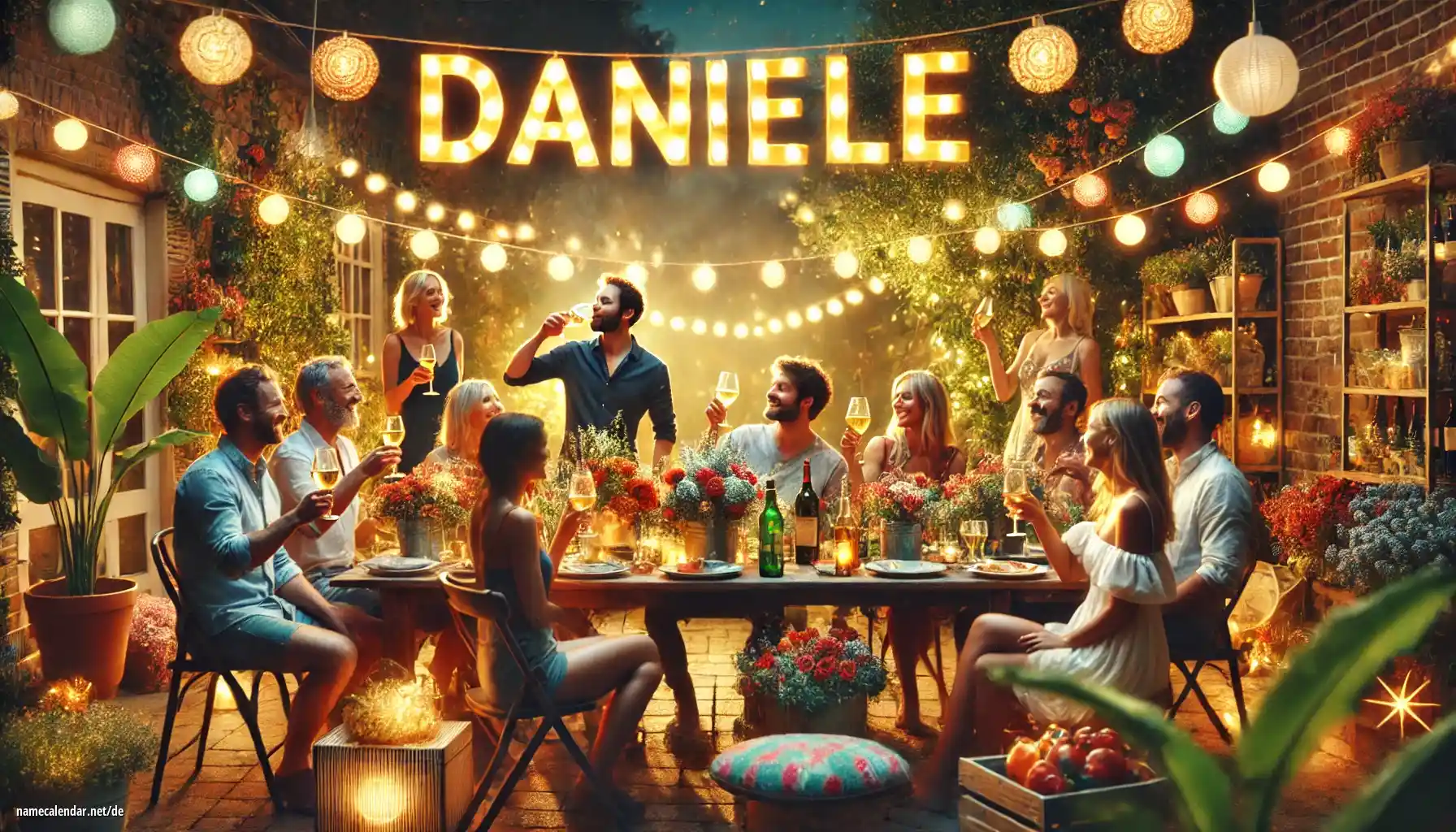 Feier des Namenstages und des Namens - Daniele